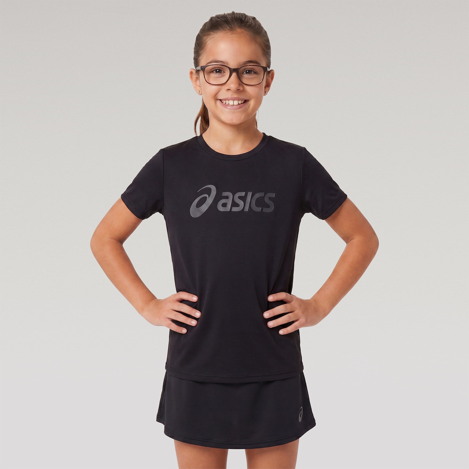 Camiseta Infantil ASICS Manga Curta Performance - Foto 1