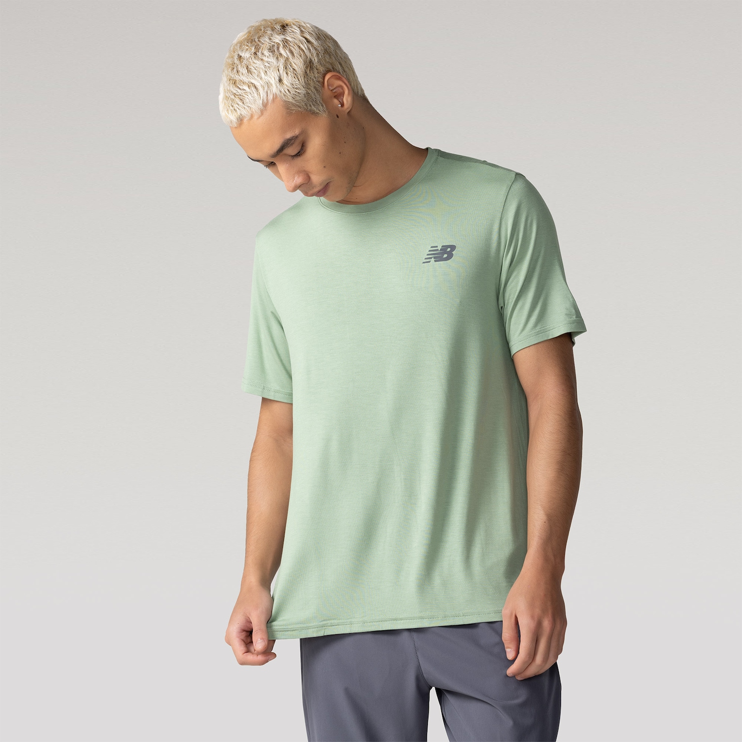 Camiseta Masculina New Balance Active Logo - Foto 1