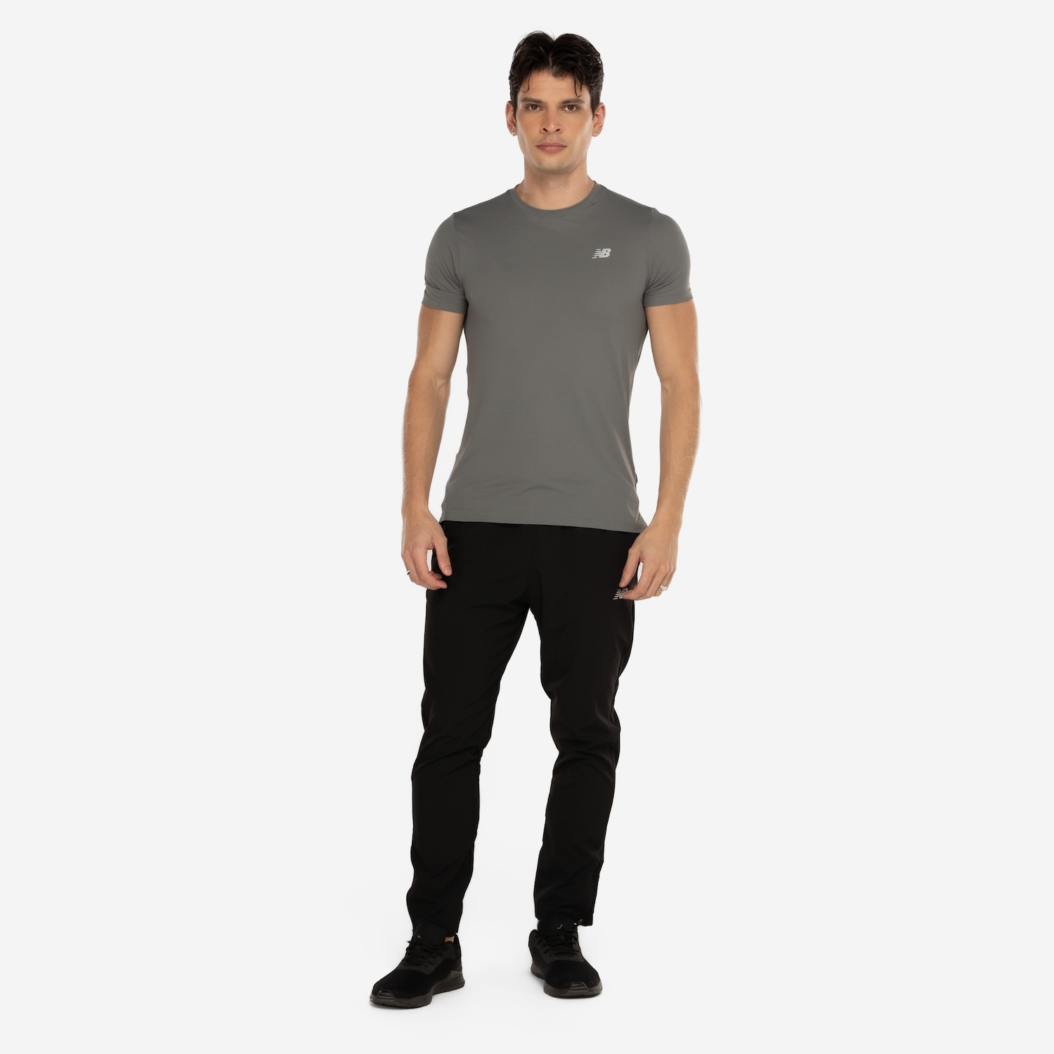 Camiseta Masculina New Balance Manga Curta Sport Essentials - Foto 4