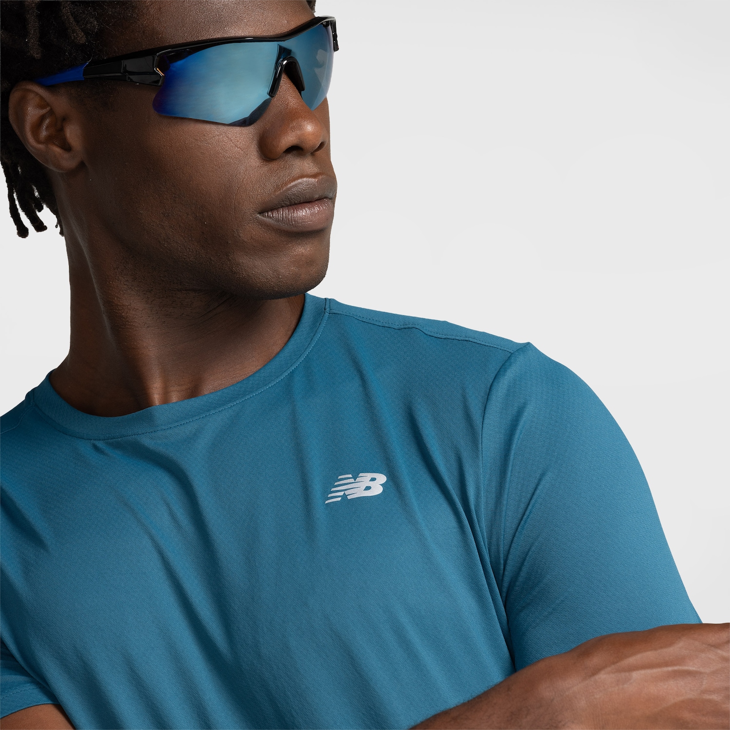 Camiseta Masculina New Balance Manga Curta Sport Essentials - Foto 4