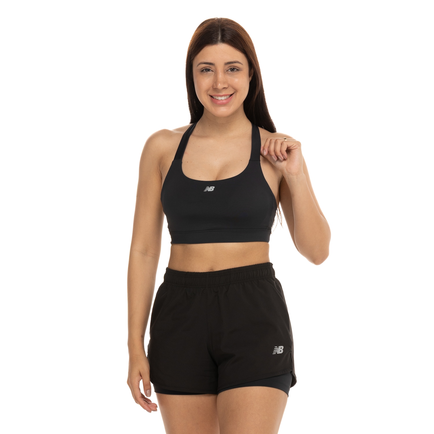 Top Fitness New Balance Alta Sustentação Essentials Run Feminino - Foto 2