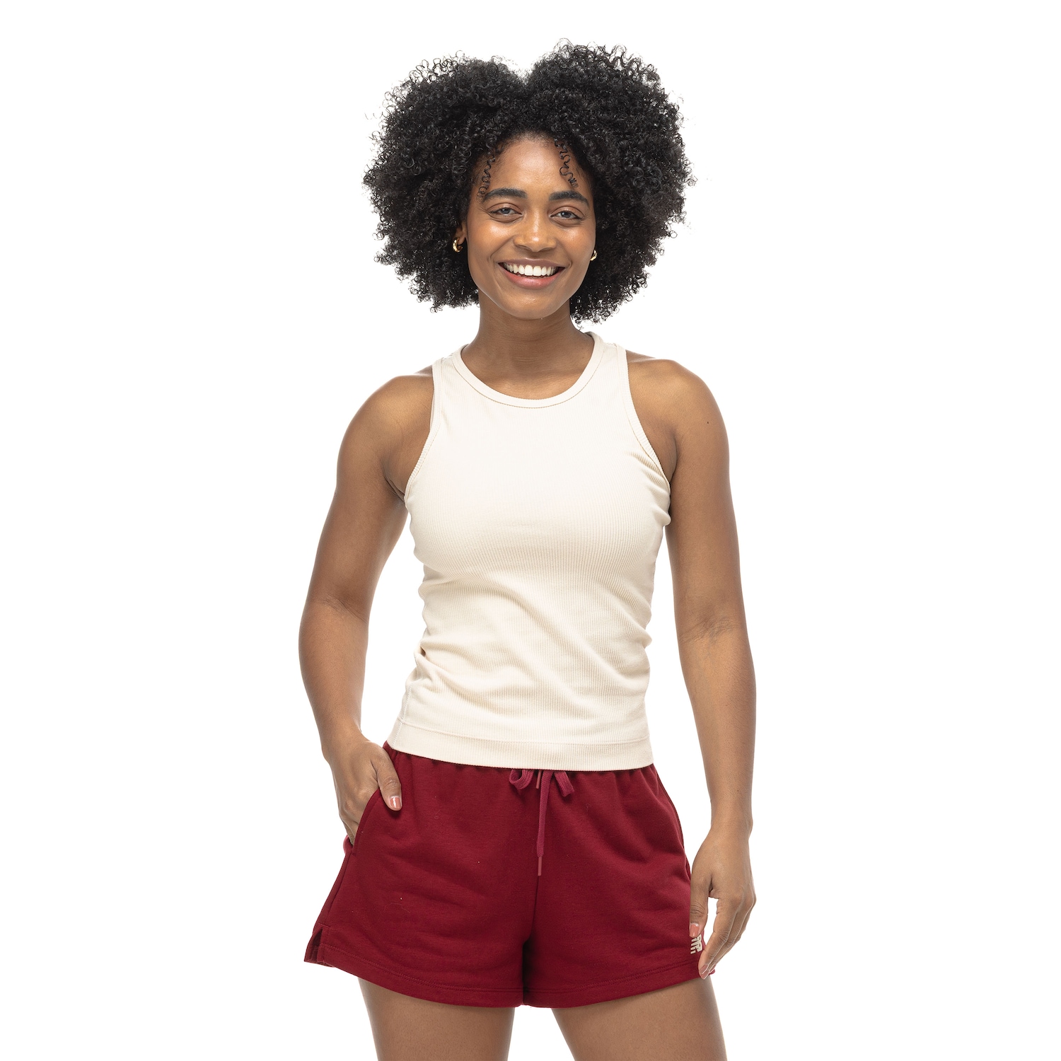 Camiseta Regata Feminina New Balance Canelada Small Logo - Foto 2