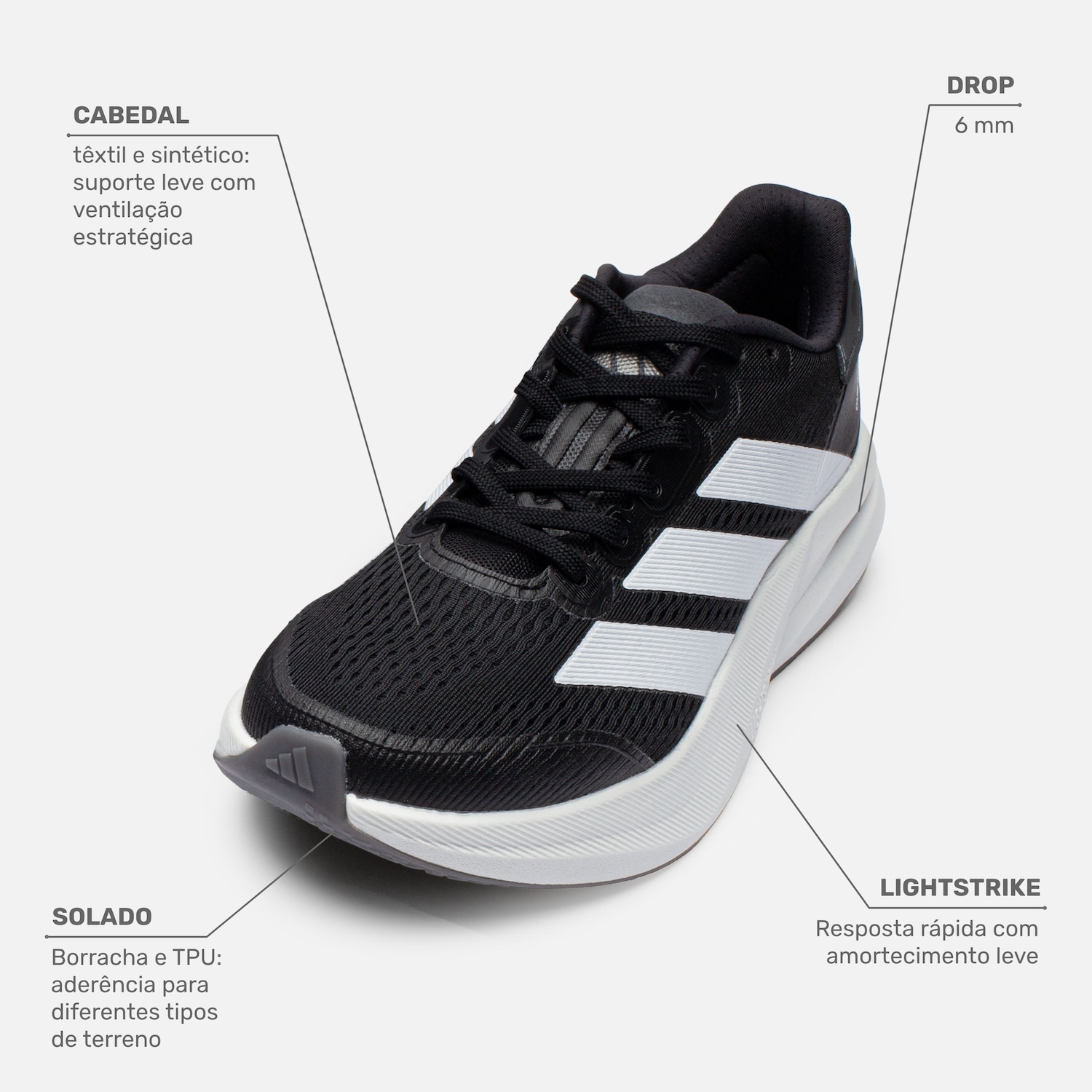 Tênis adidas Duramo Speed 2 Masculino - Foto 3