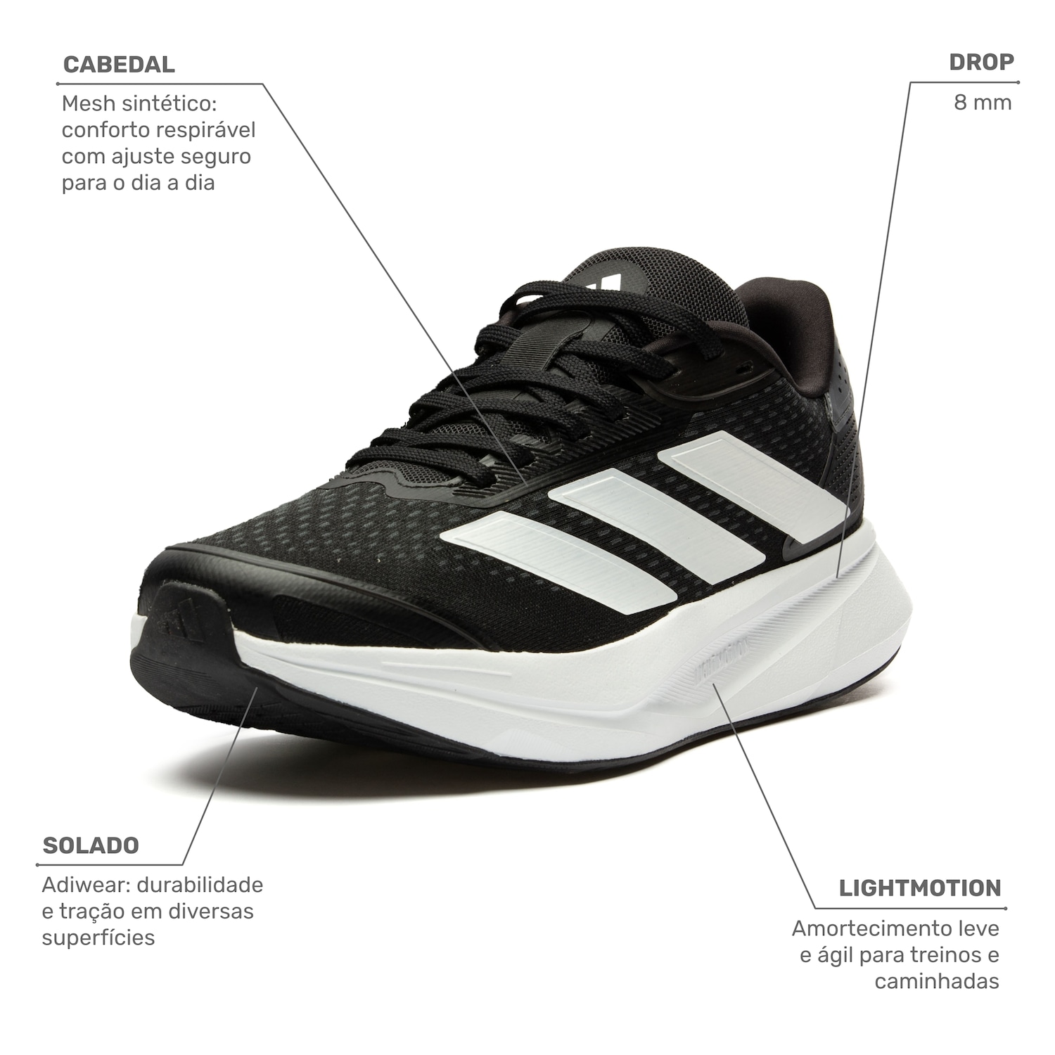 Tênis Masculino adidas Duramo SL 2 - Foto 3