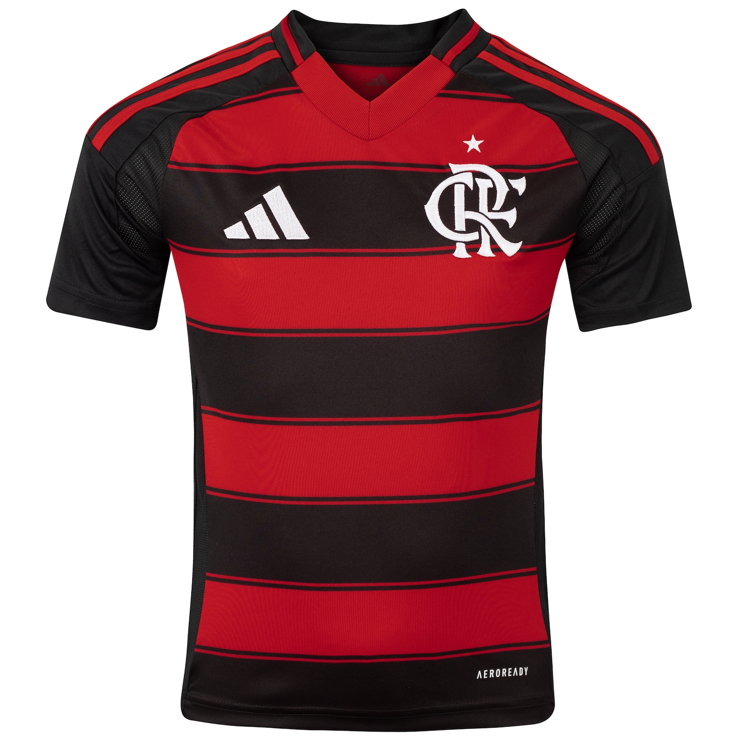 Camisa do Flamengo I 25/26 adidas Infantil Torcedor - Foto 1