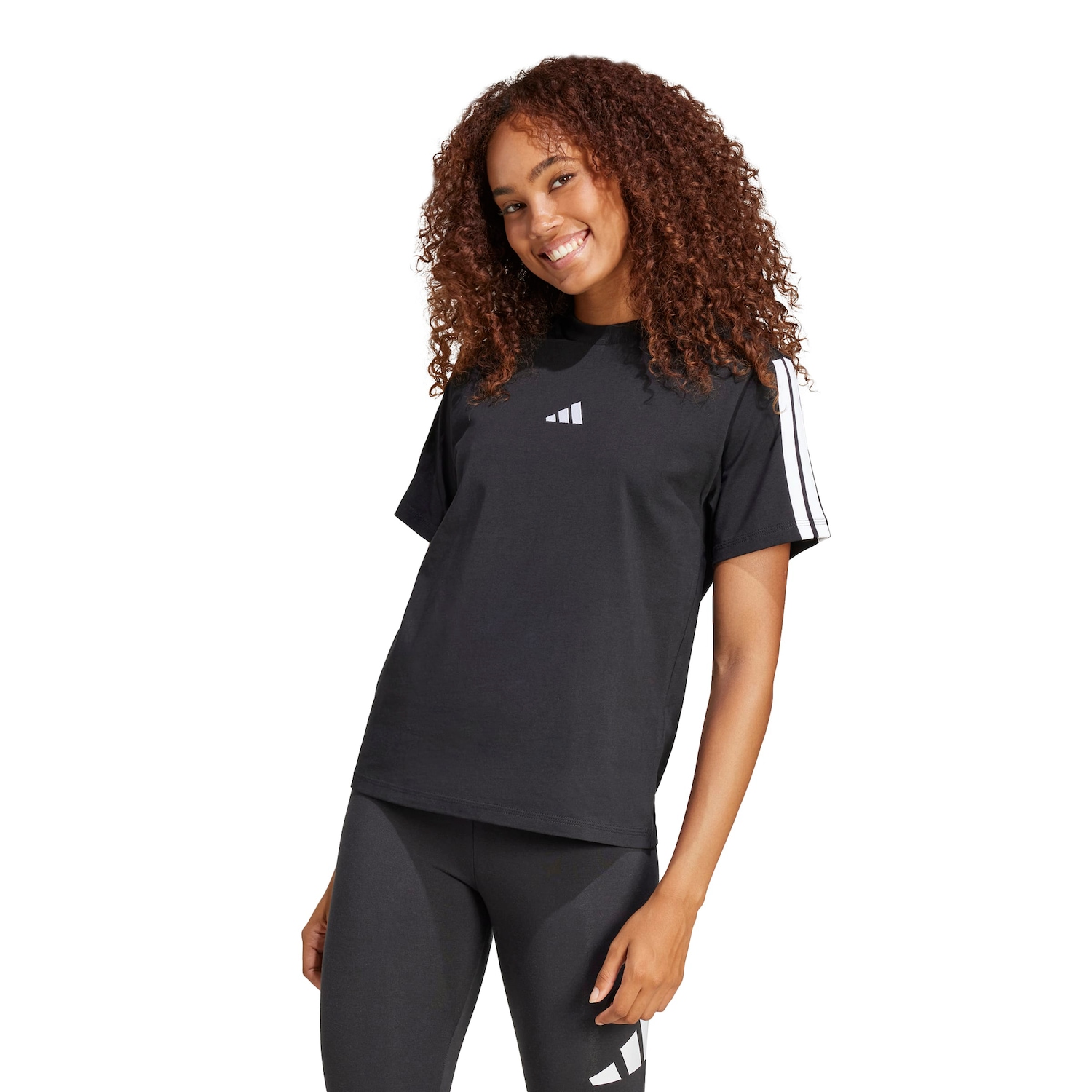Camiseta adidas Feminina 3 Stripes - Foto 1