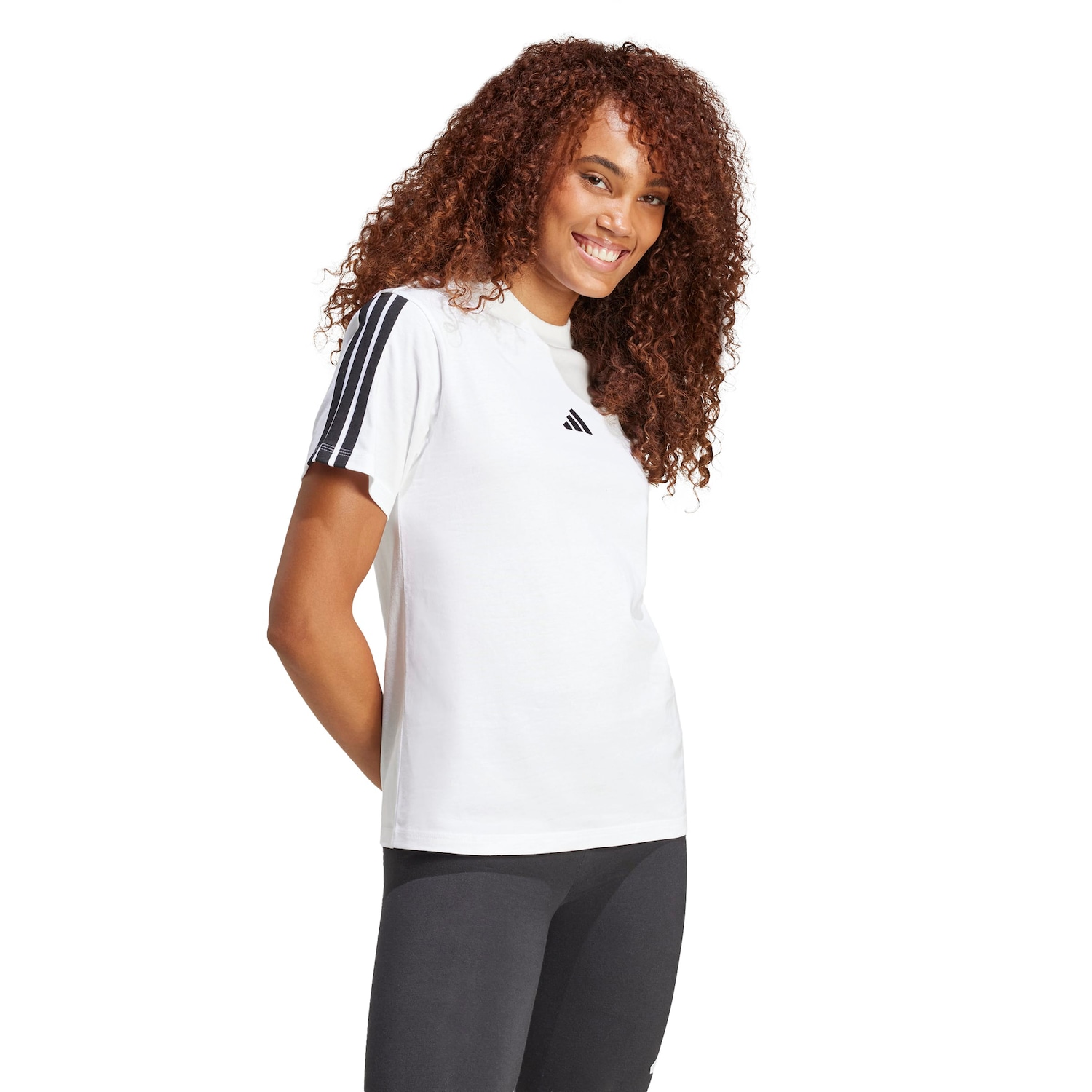 Camiseta adidas Feminina 3 Stripes - Foto 3