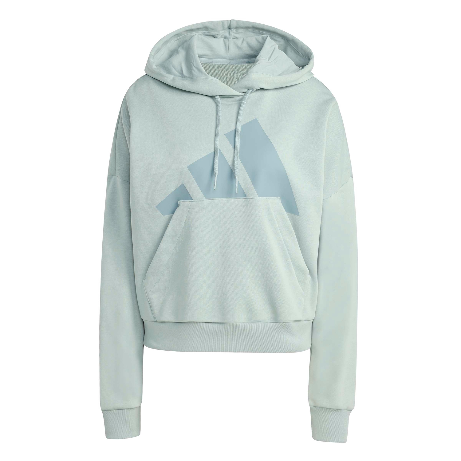 Blusa de Moletom Feminina adidas com Capuz Big Logo - Foto 1