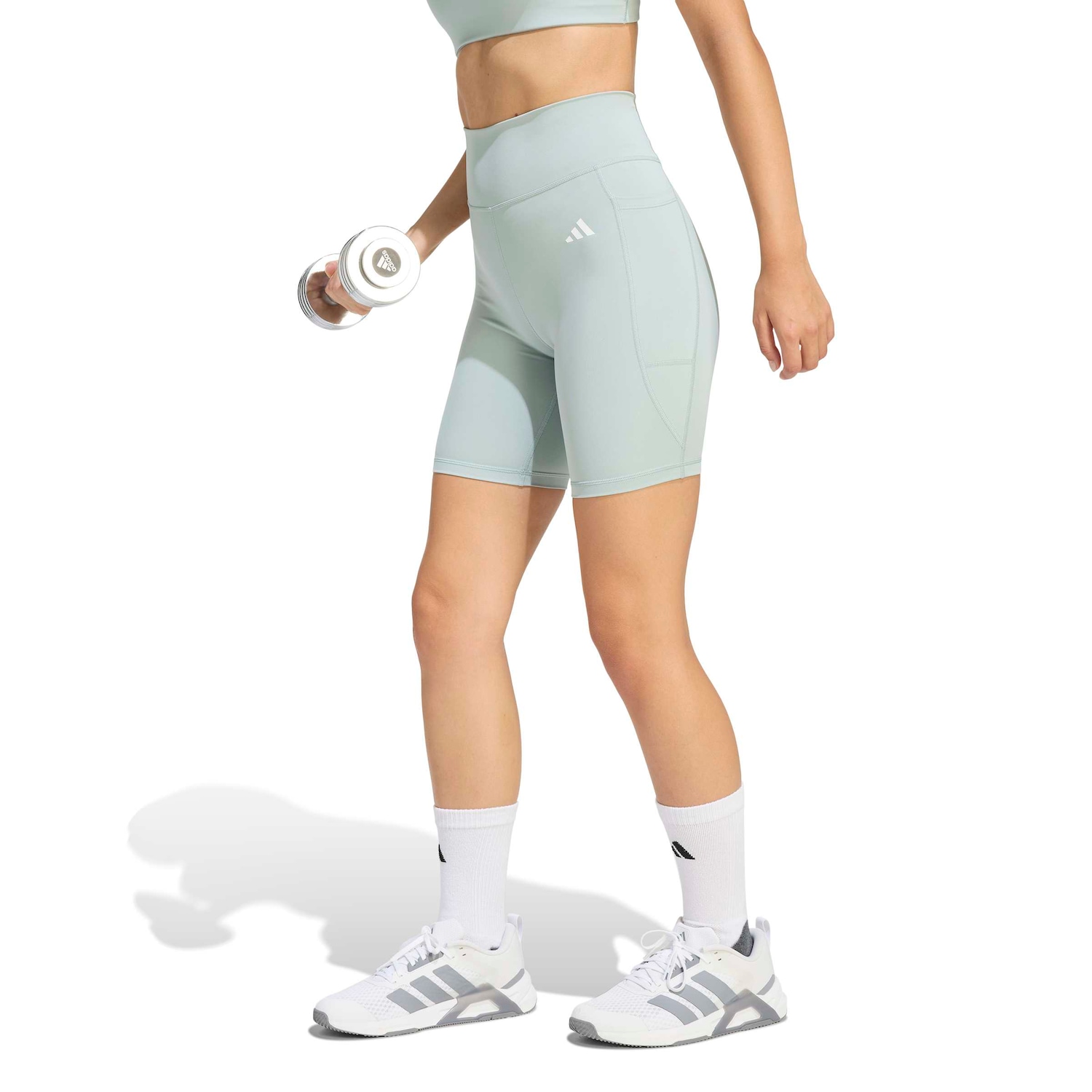 Short Feminino adidas Optime Essentials - Foto 1