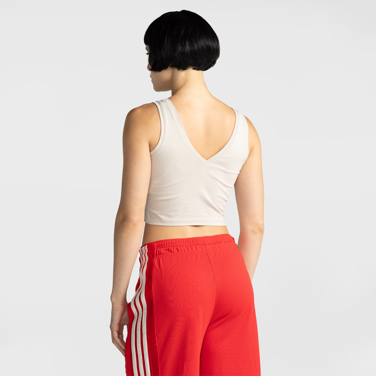 Blusa Cropped Regata adidas Small Logo Feminina - Foto 2