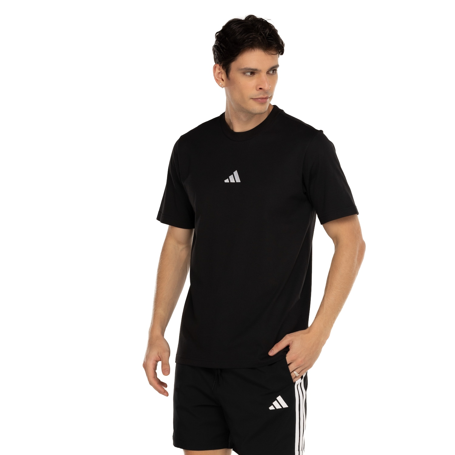 Camiseta adidas Small Logo Masculina - Foto 2