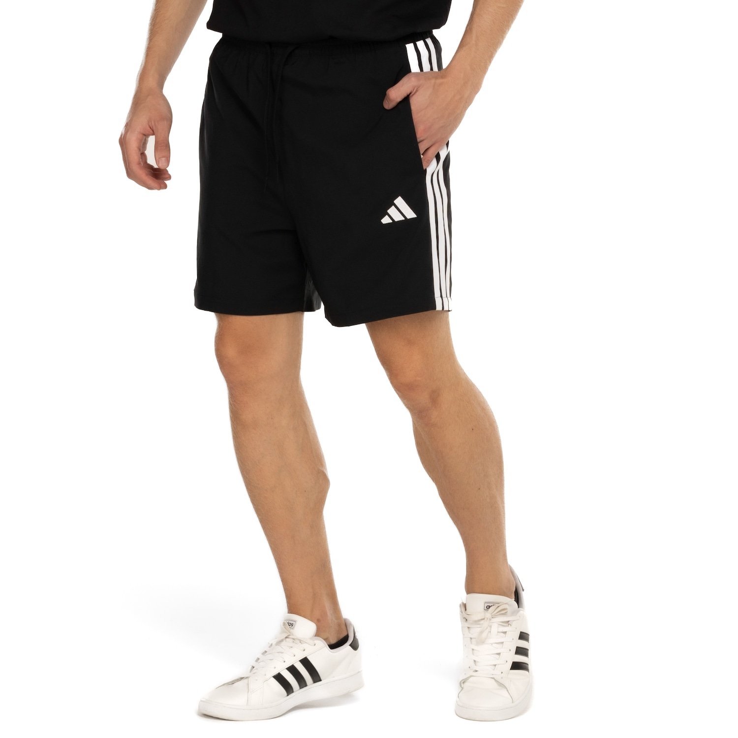 Bermuda Masculina adidas Chelsea 3 Listras - Foto 2