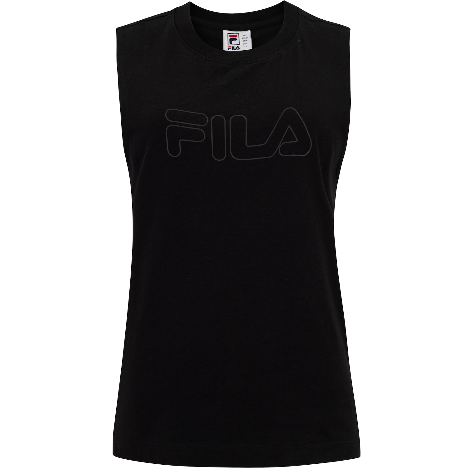 Camiseta Regata Feminina Fila Basic Regular Outline - Foto 1