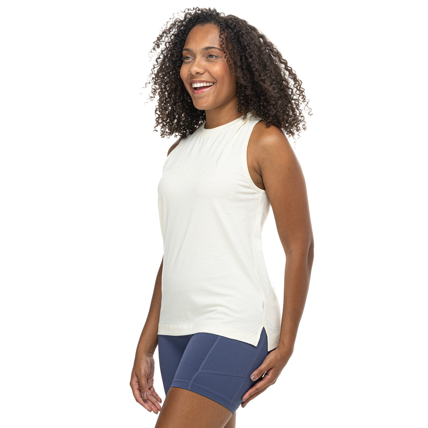 Camiseta Regata Feminina Fila Basic Regular Outline - Foto 2