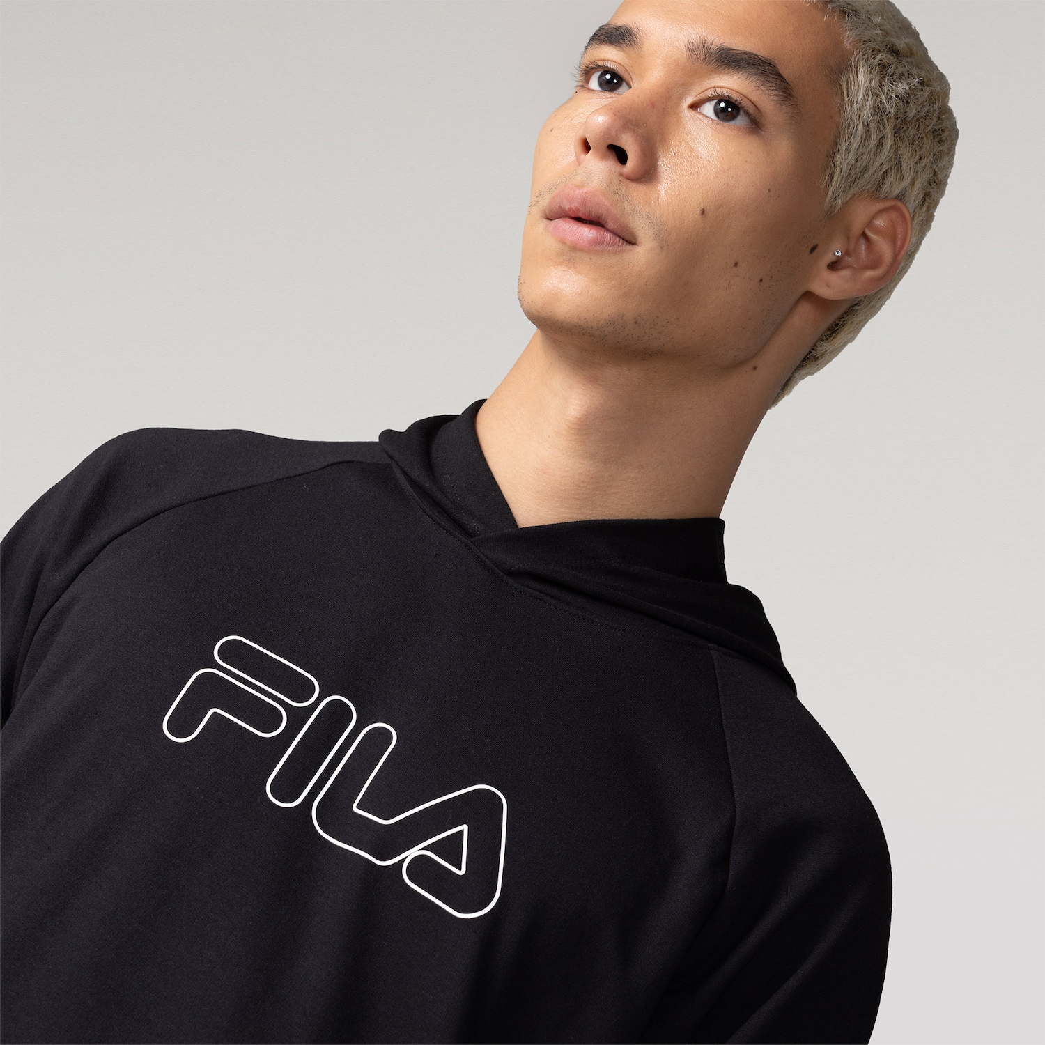 Blusão Masculino Fila com Capuz Outline Light - Foto 4