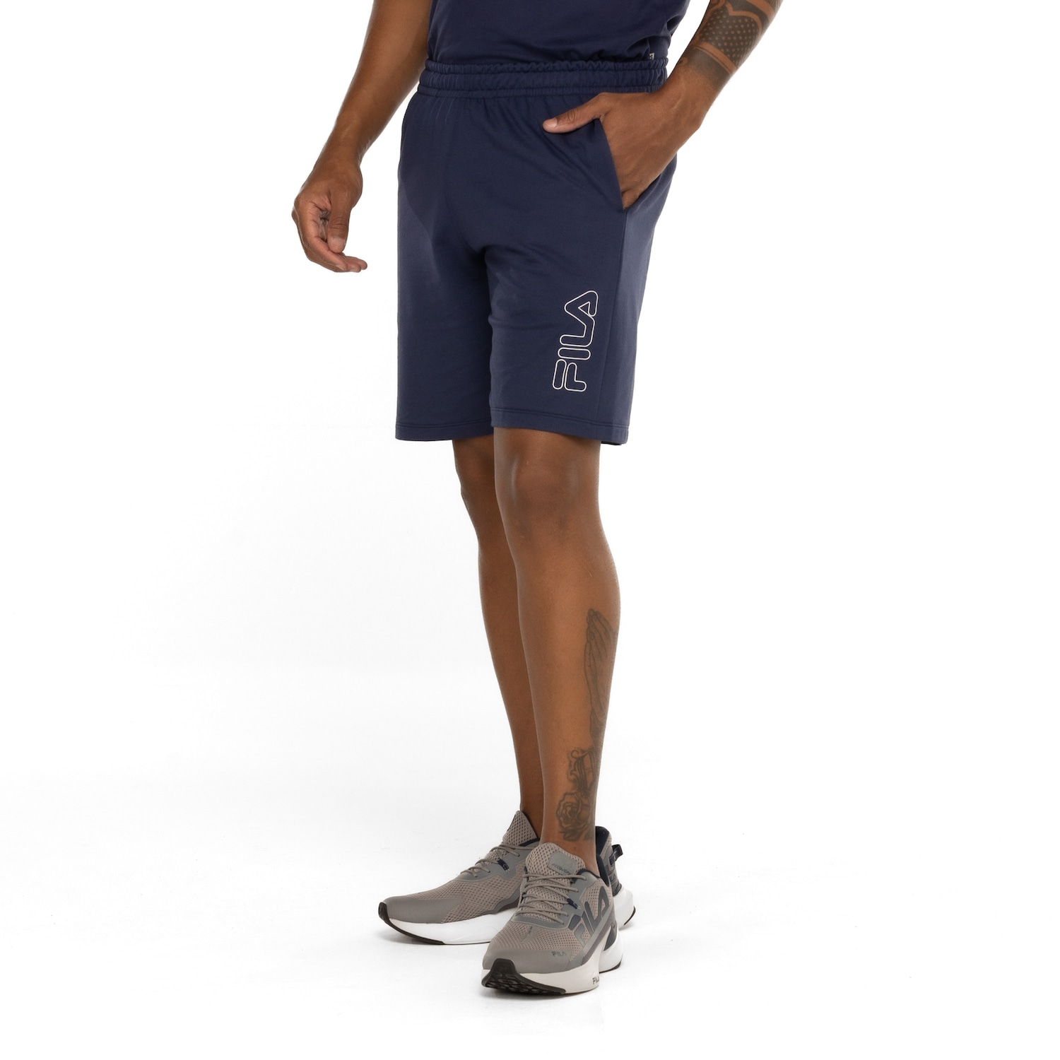 Bermuda Masculina Fila Outline Light - Foto 2
