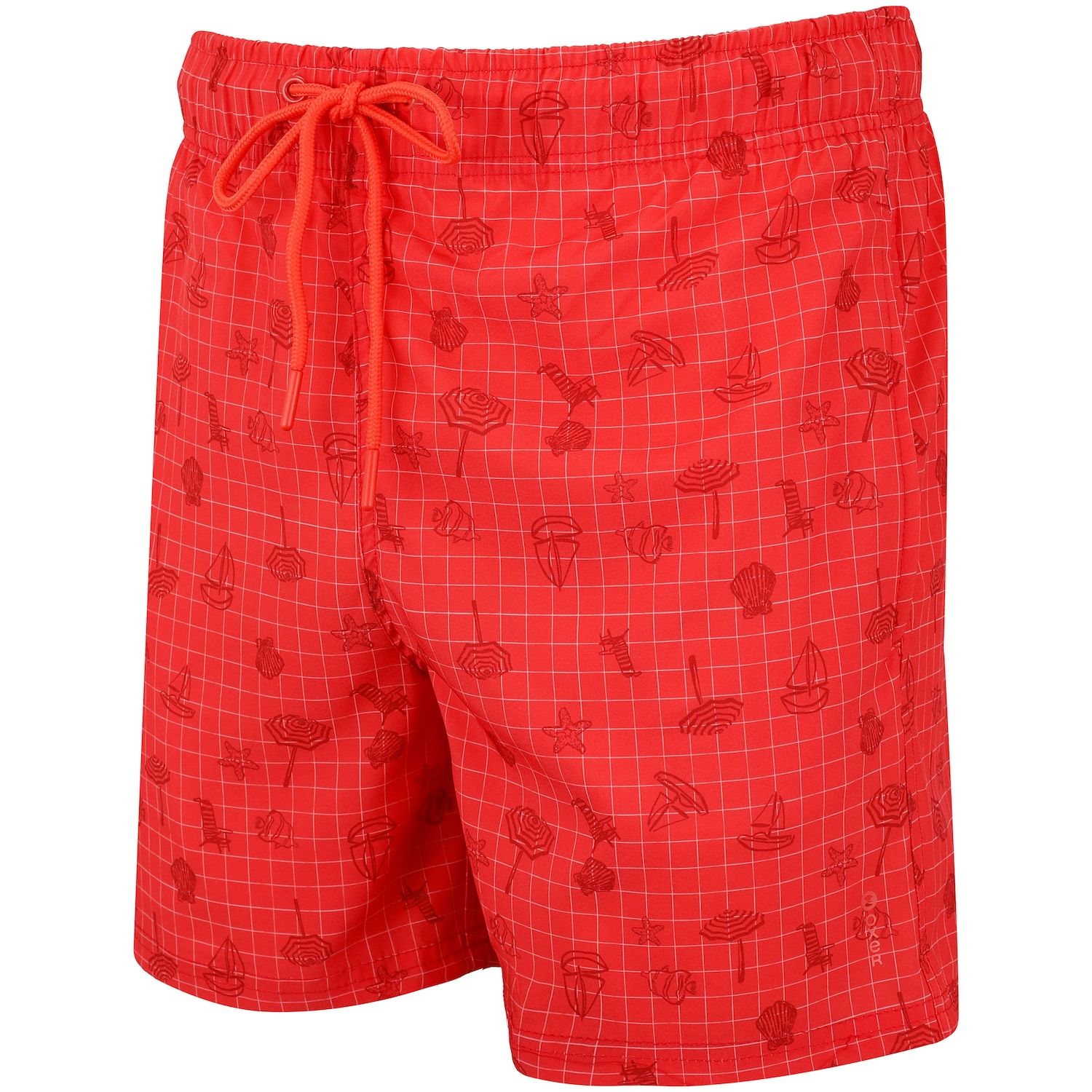 Bermuda Oxer Swim Estampado Curto Masculina - Foto 1