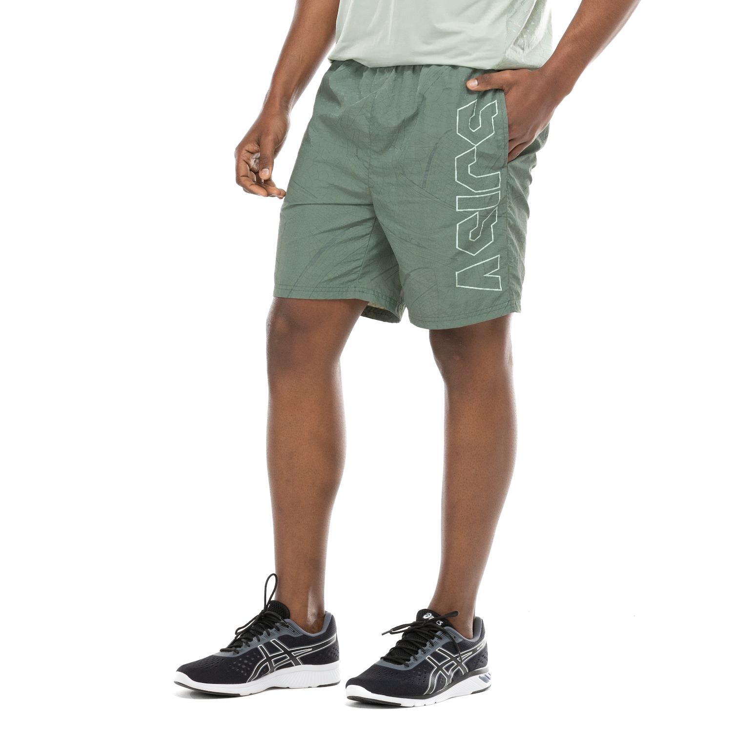 Bermuda ASICS Libélula Logo Masculina - Foto 2