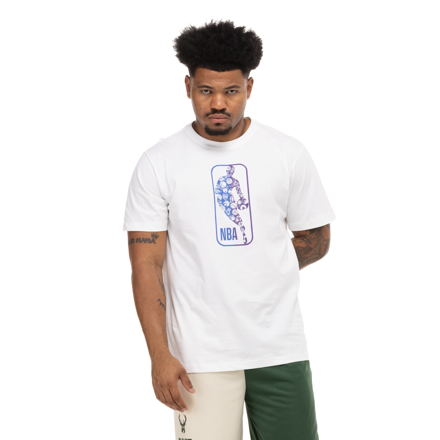 Camiseta NBA Masculina Manga Curta Gradient N0492 - Foto 2