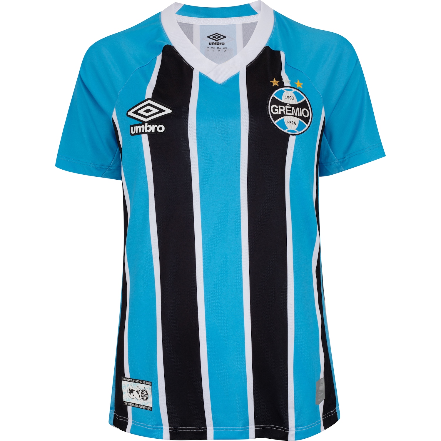 Camisa do Grêmio I 25 Umbro Feminina Torcedora - Foto 1