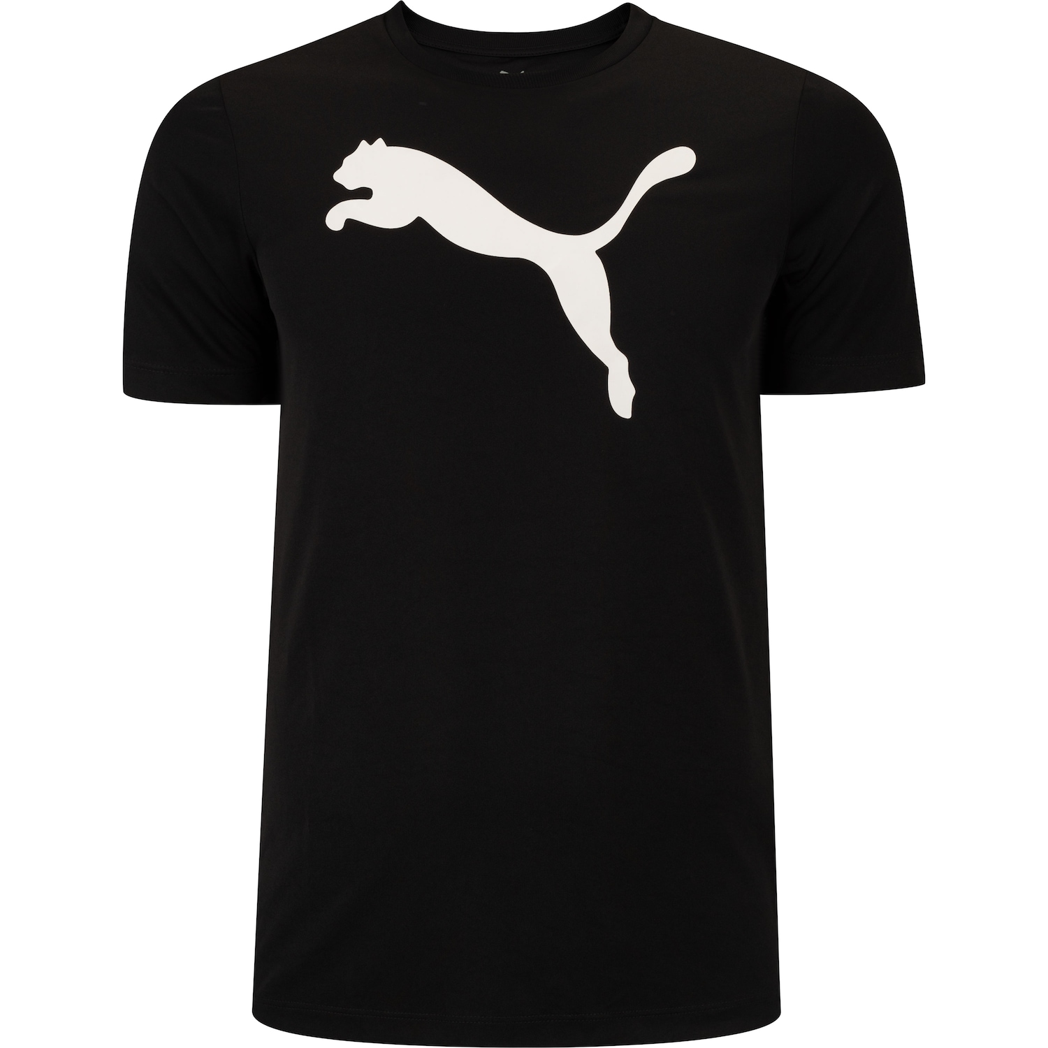 Camiseta Masculina Puma Manga Curta ESS Logo Poly - Foto 1