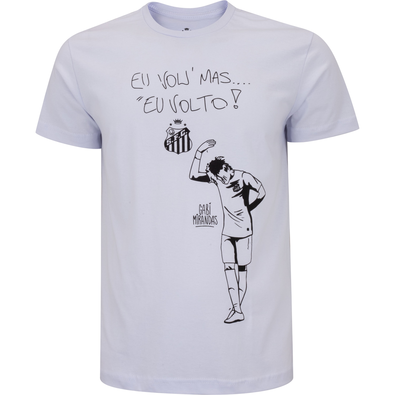 Camiseta do Santos XPS Sport Masculina Eu Volto - Foto 1