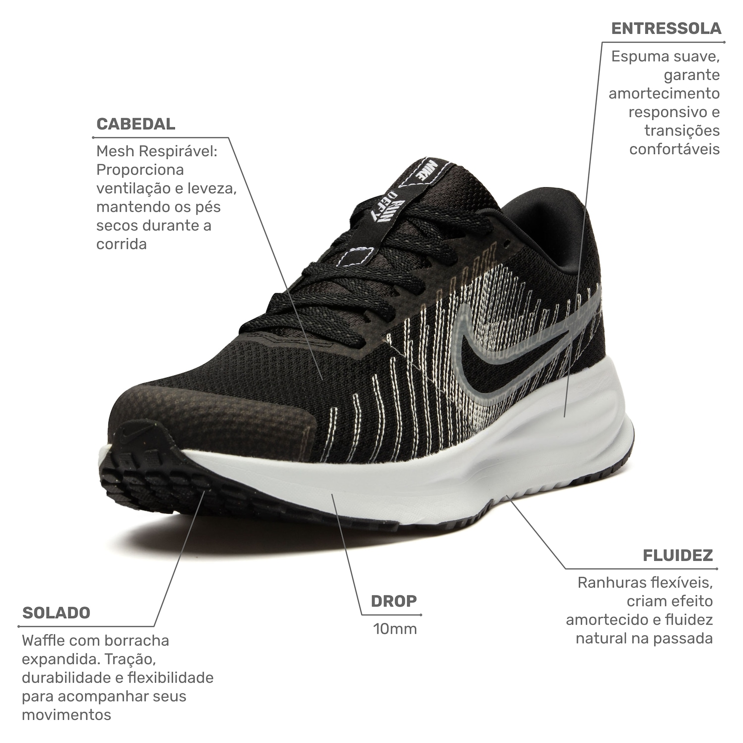 Tênis Feminino Nike Run Defy - Foto 3