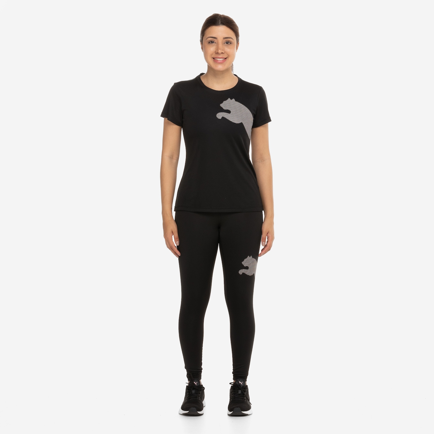 Camiseta Feminina Manga Curta Puma Tad Big Logo Jersey - Foto 4