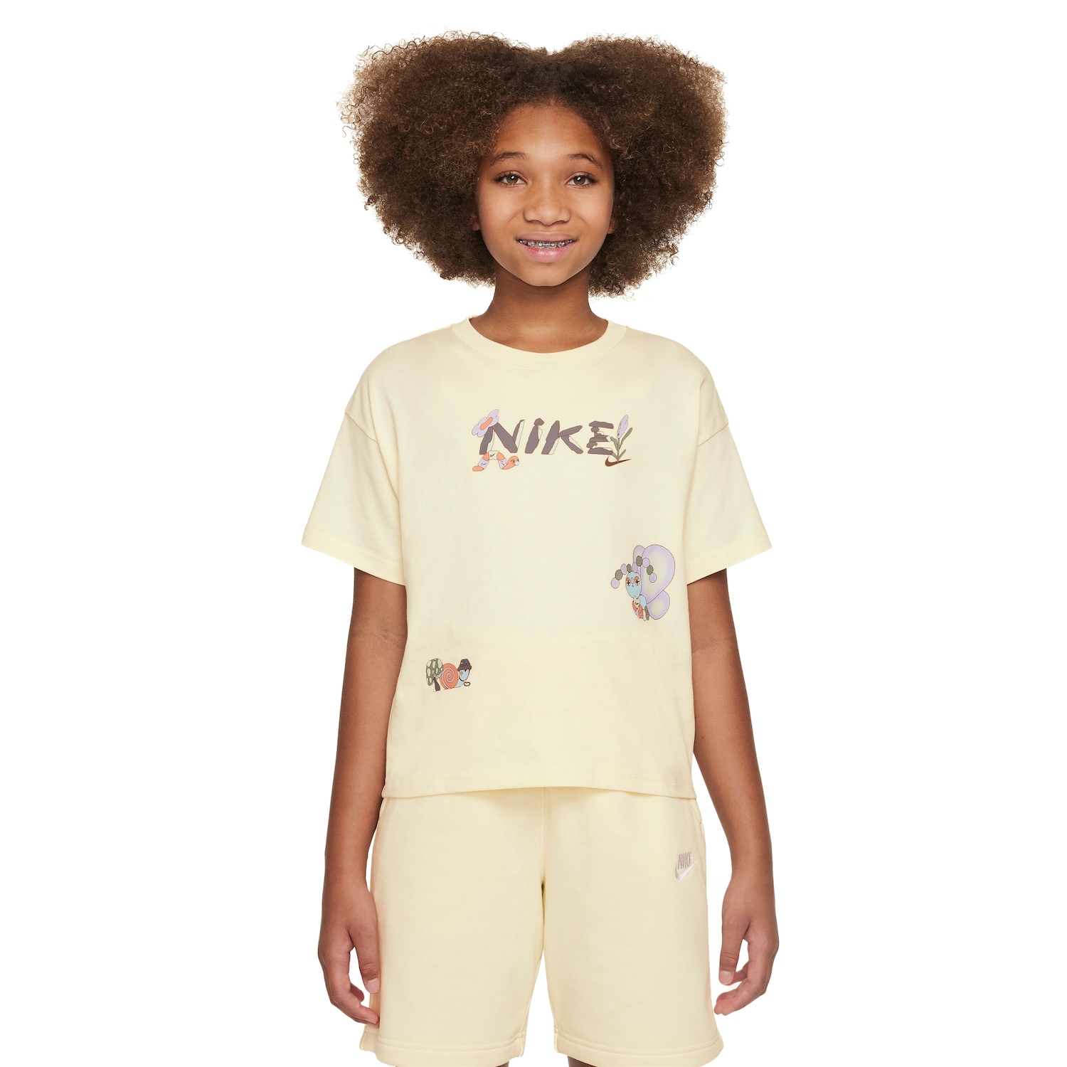 Camiseta Nike Sportswear Seasonal Story Juvenil - Foto 1