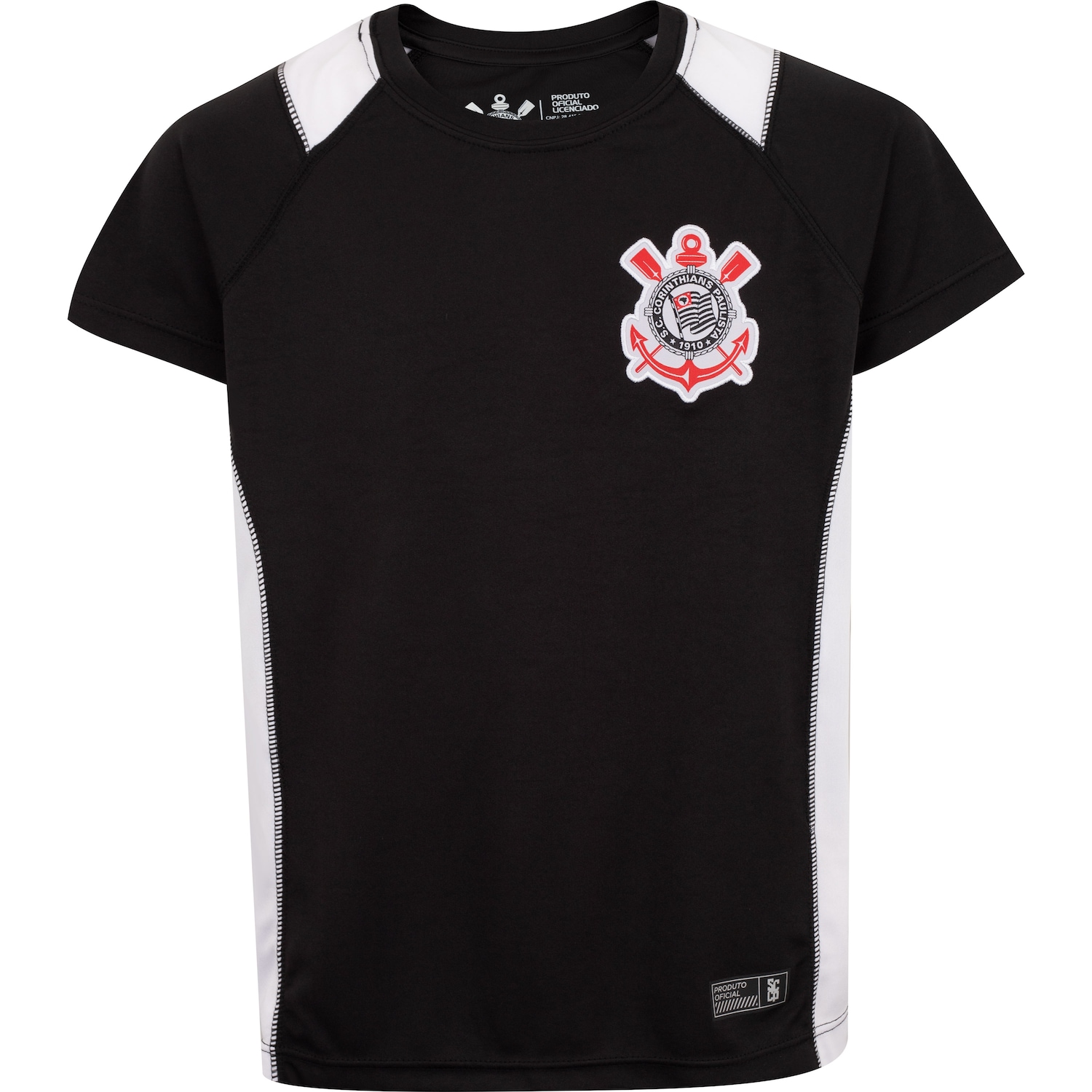 Camisa do Corinthians Coimbra Lisa Away Infantil - Foto 1
