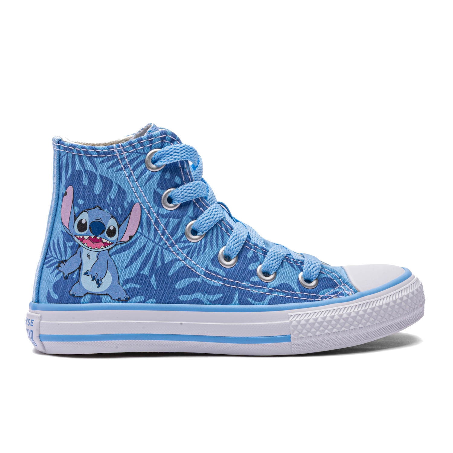 Tênis Infantil Cano Alto Converse X Disney Stitch Chuck Taylor All Star - Foto 1