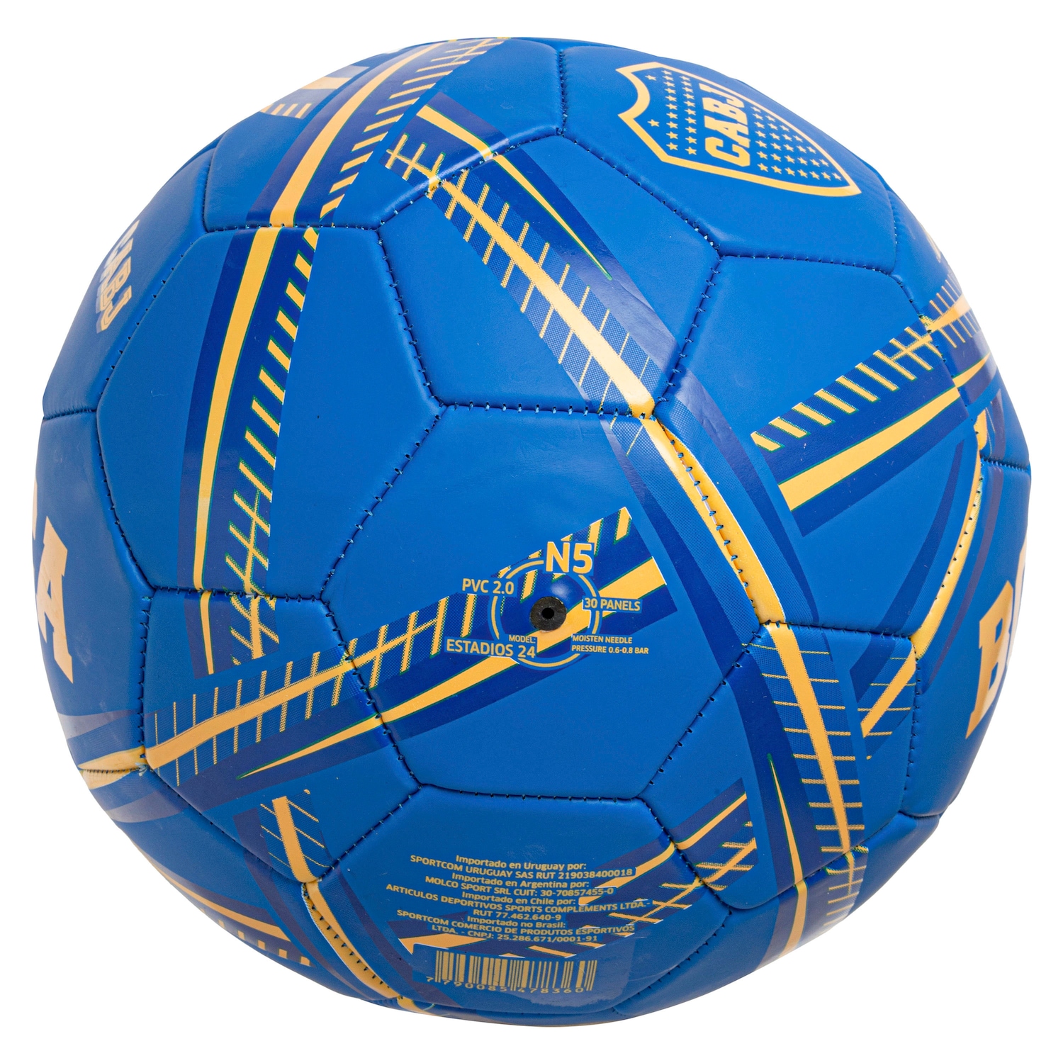 Bola de Futebol de Campo do Boca Juniors Sportcom Estádio 24 - Foto 2