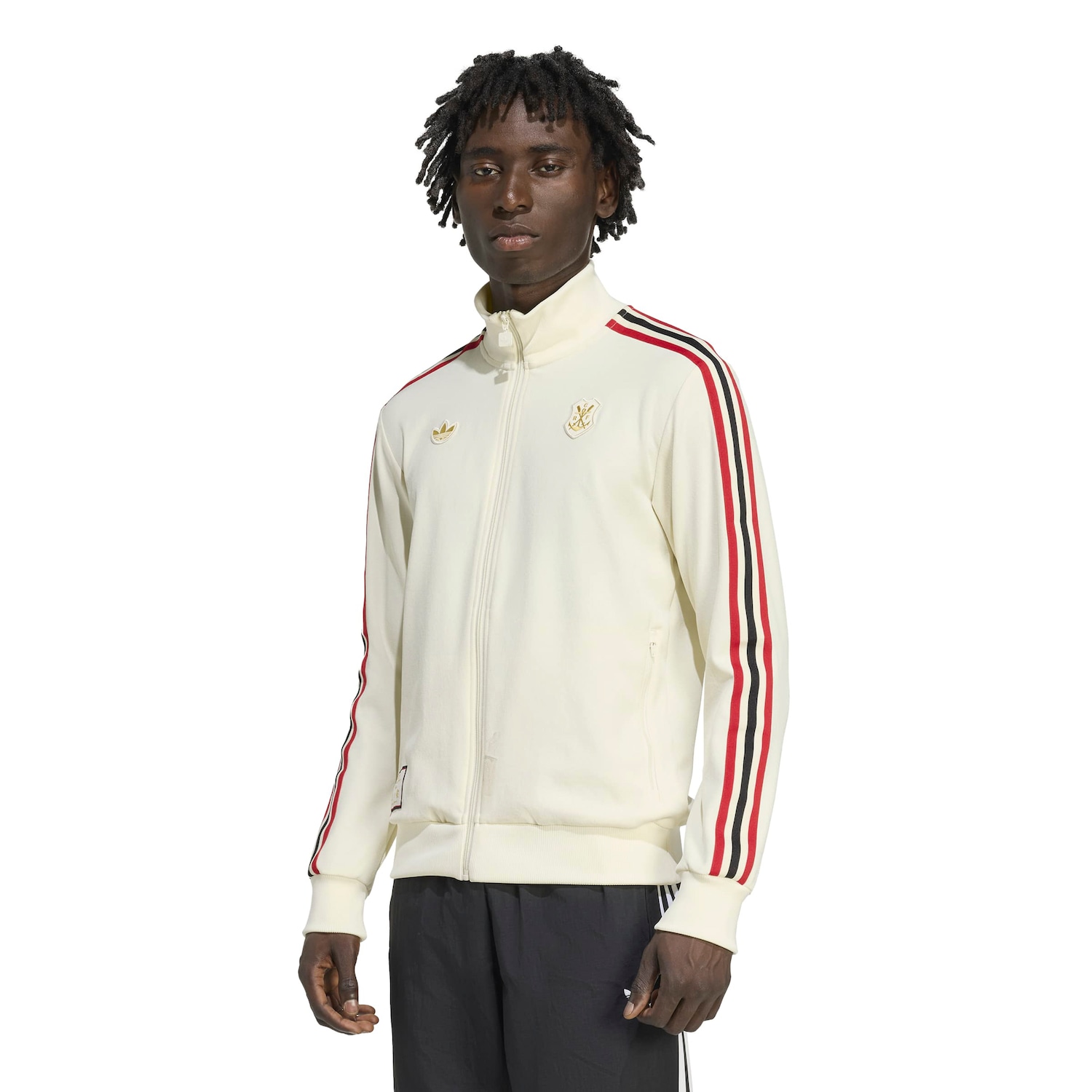 Jaqueta do Flamengo 25/26 Icon adidas Originals Masculina - Foto 1