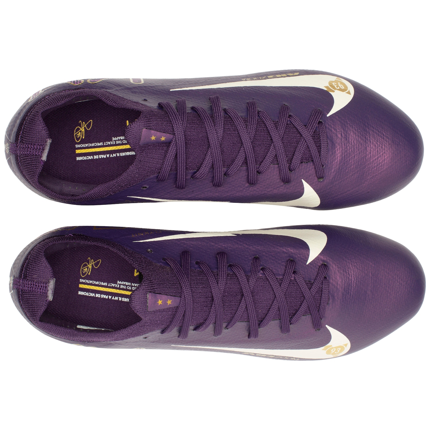 Chuteira de Campo Adulto Nike Mercurial Zoom Vapor 16 Pro Kylian Mbappé - Foto 4