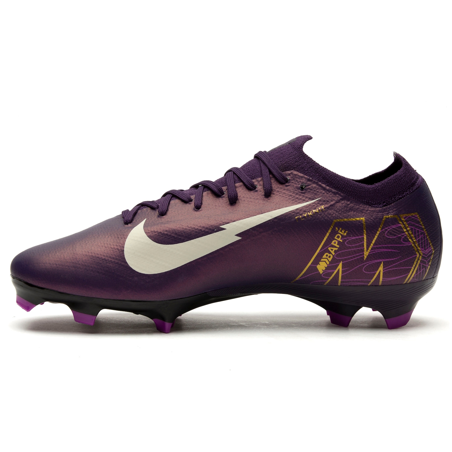 Chuteira de Campo Adulto Nike Mercurial Zoom Vapor 16 Pro Kylian Mbappé - Foto 3