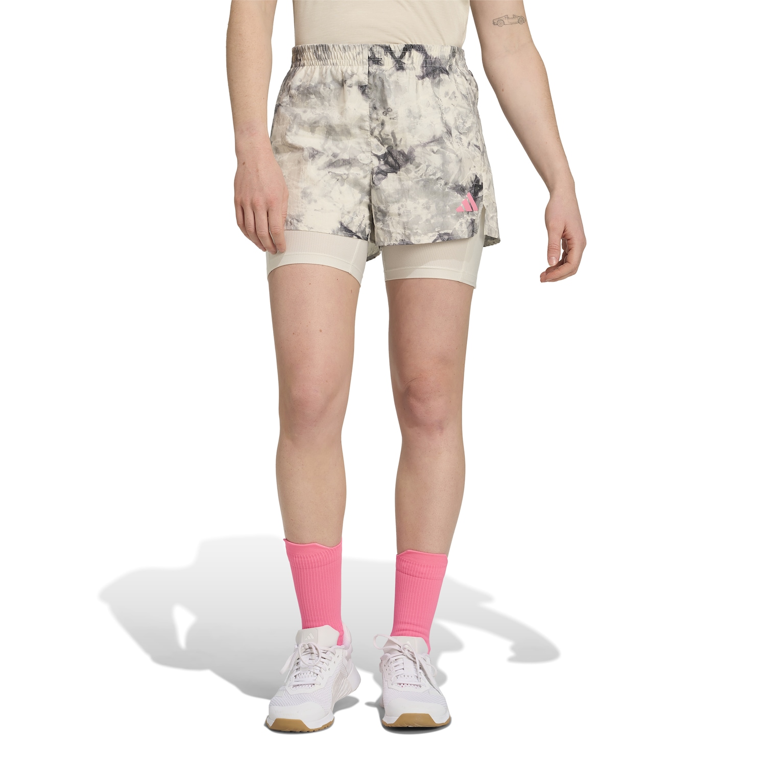 Short 2 Em 1 adidas Own The Run Spray Dye Feminina - Foto 2