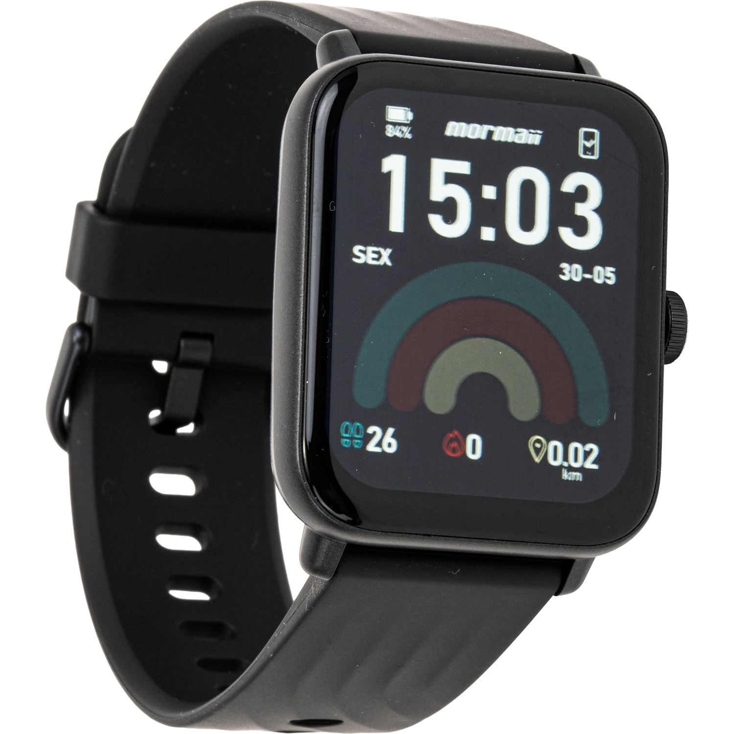 Relógio Monitor Cardíaco Mormaii Smartwatch Life Ultra Molifeugaa/8p Adulto - Foto 1