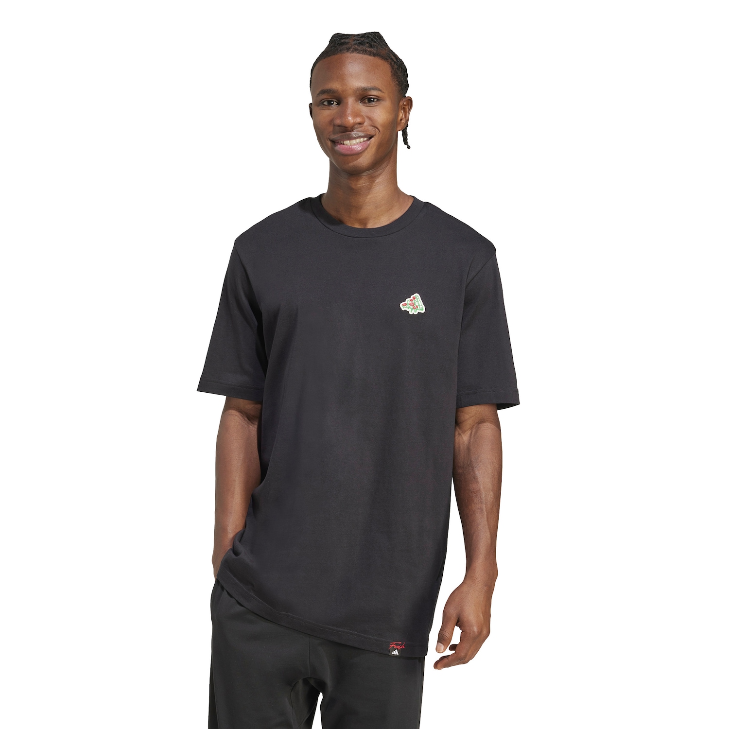 Camiseta adidas Estampada Mini Pizza - Masculina - Foto 1