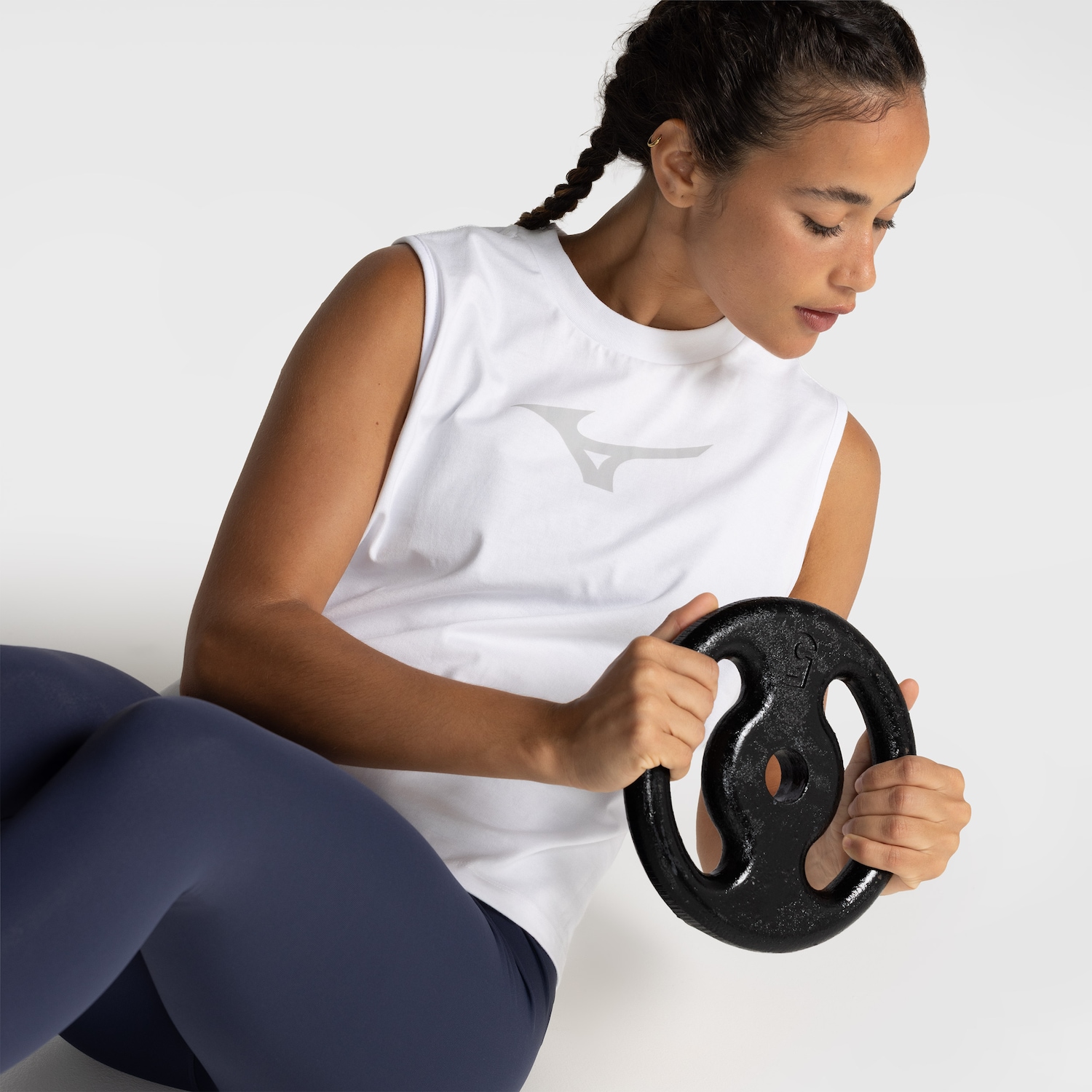 Camiseta Regata Cropped Mizuno Feminina - Foto 4