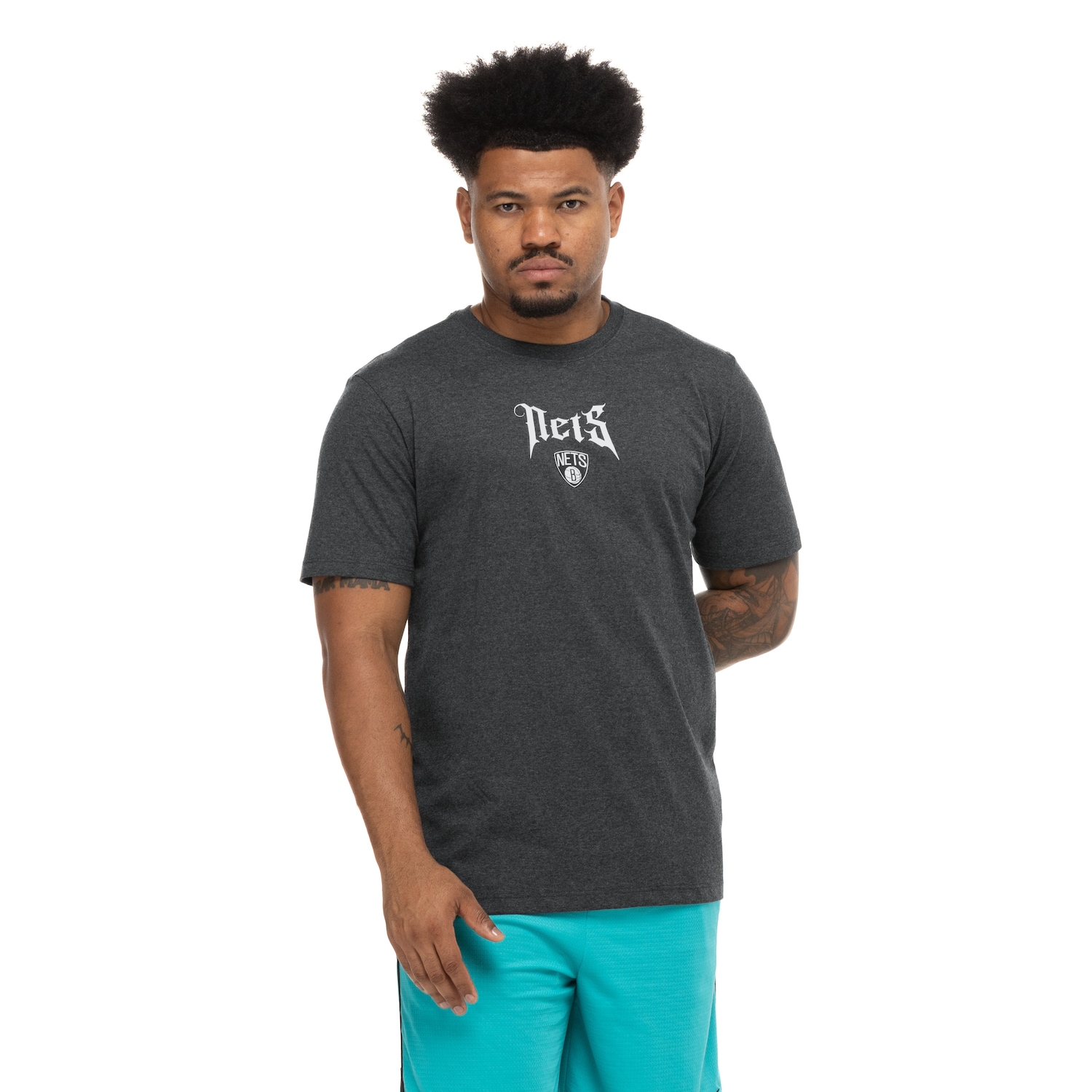 Camiseta do Brooklyn Nets NBA Paisley N0104 Masculina - Foto 2