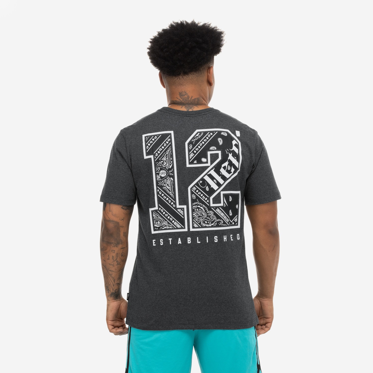 Camiseta do Brooklyn Nets NBA Paisley N0104 Masculina - Foto 3