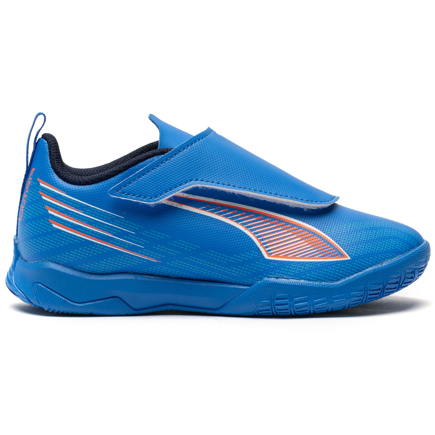 Chuteira Futsal Infantil Puma Ultra 6 Play Com Velcro - Foto 2