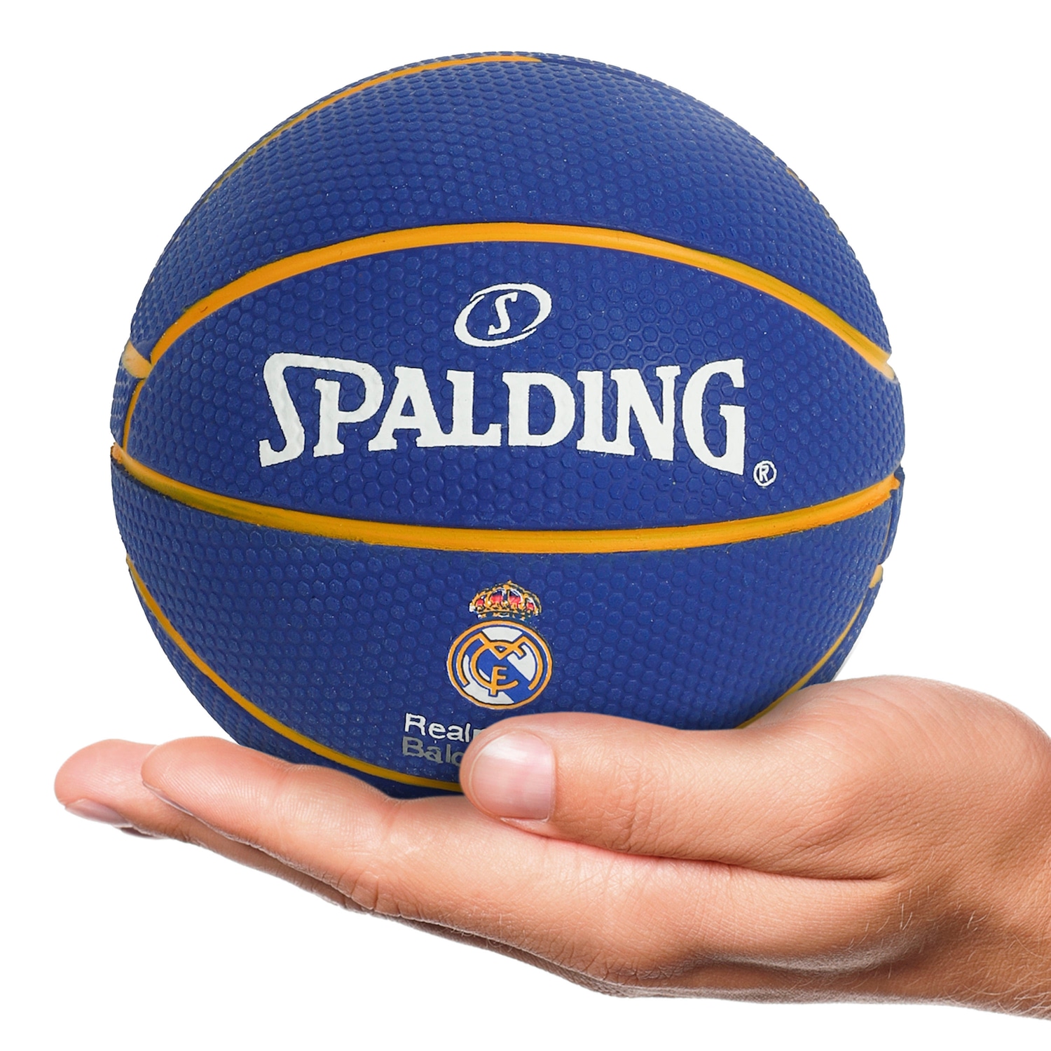 Minibola de Basquete Spalding Real Madrid - Foto 1
