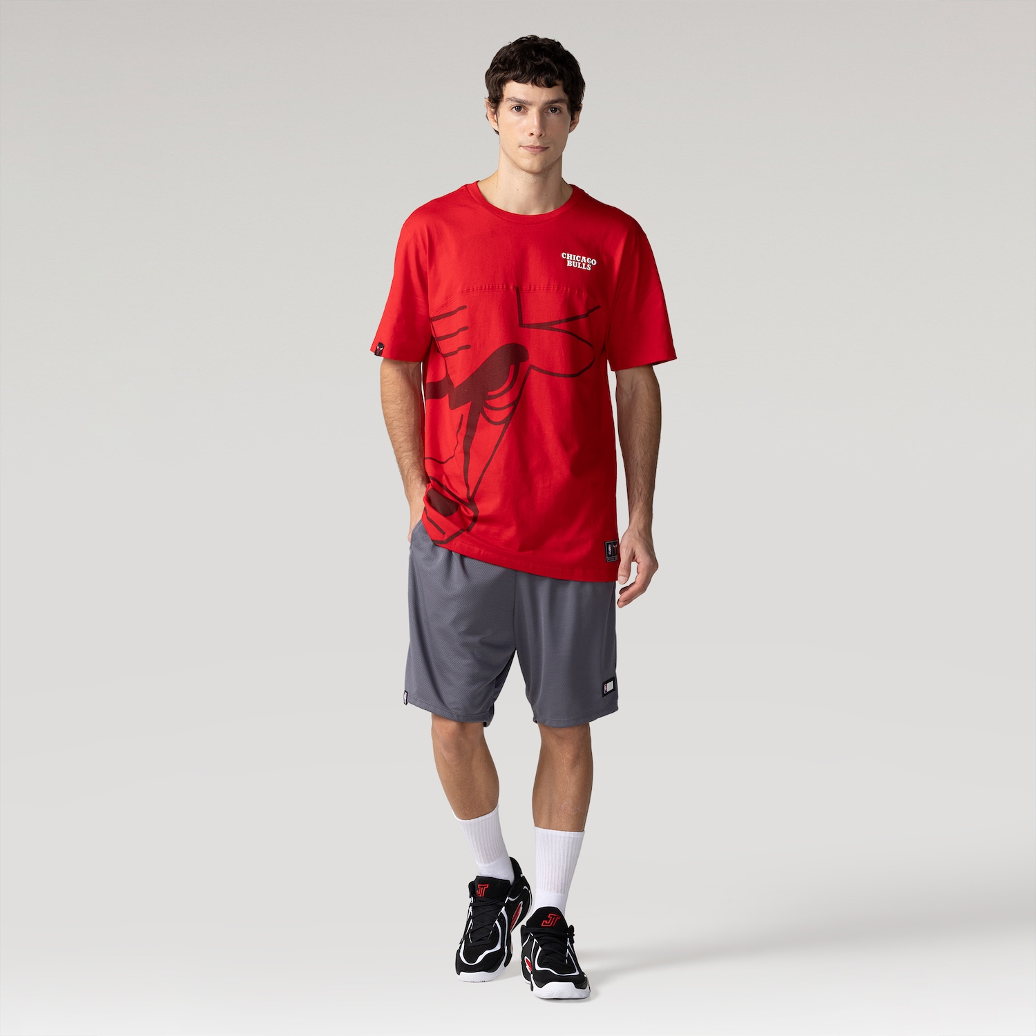 Camiseta Chicago Bulls NBA Fullface N0959 Masculina - Foto 3