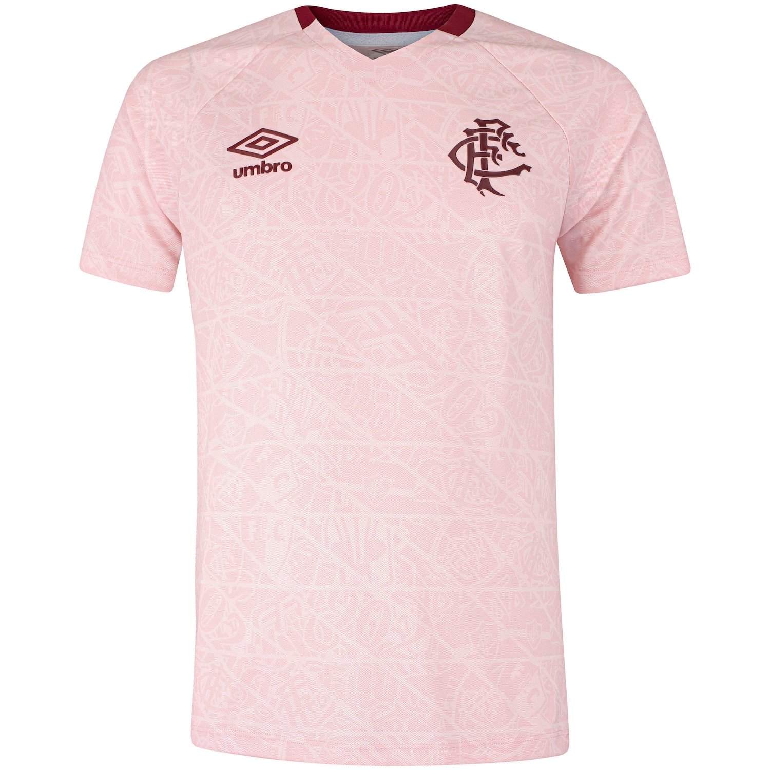 Camisa do Fluminense 25/26 Torcedor Outubro Rosa Umbro Masculina - Foto 2