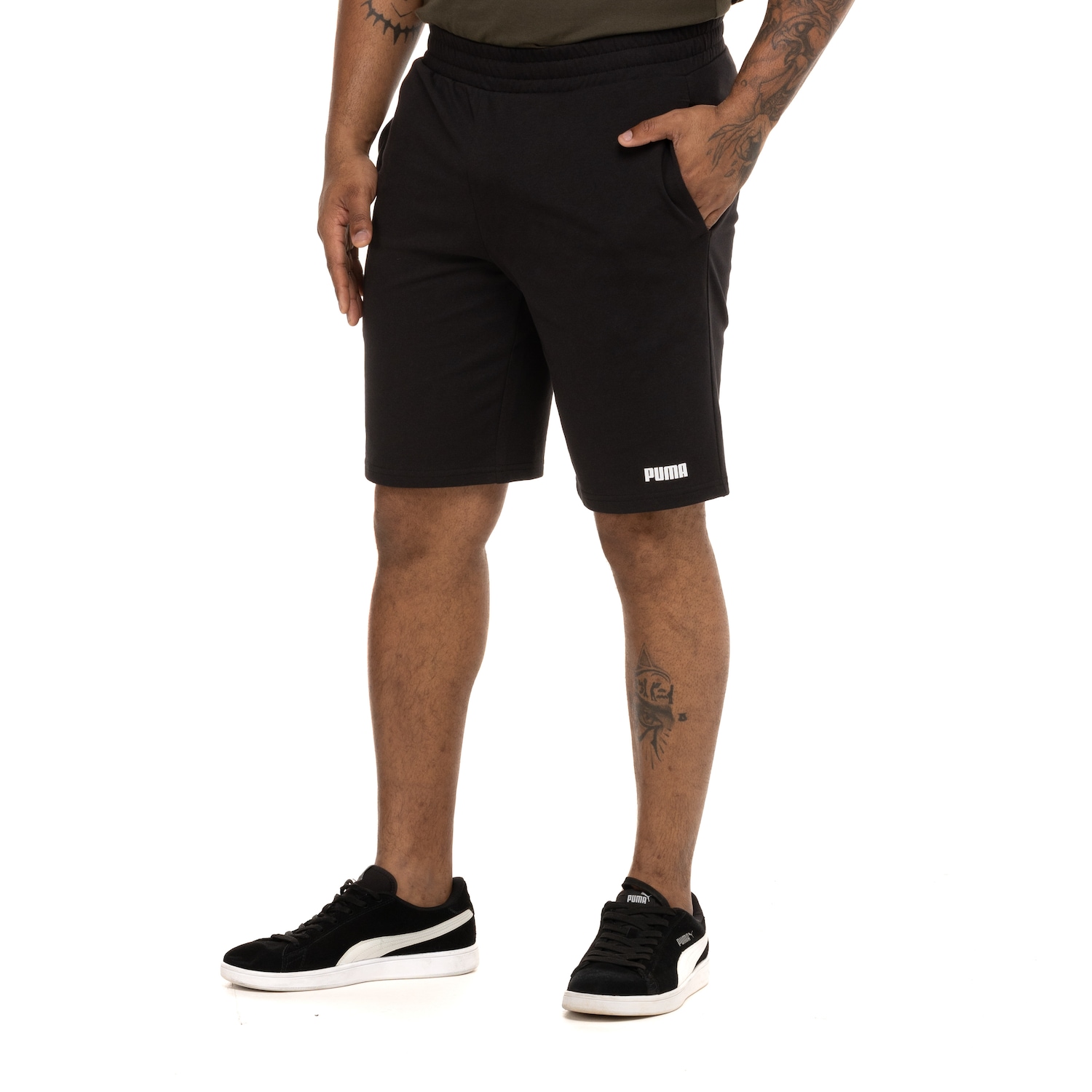 Bermuda Essentials Jersey Masculina - Foto 2