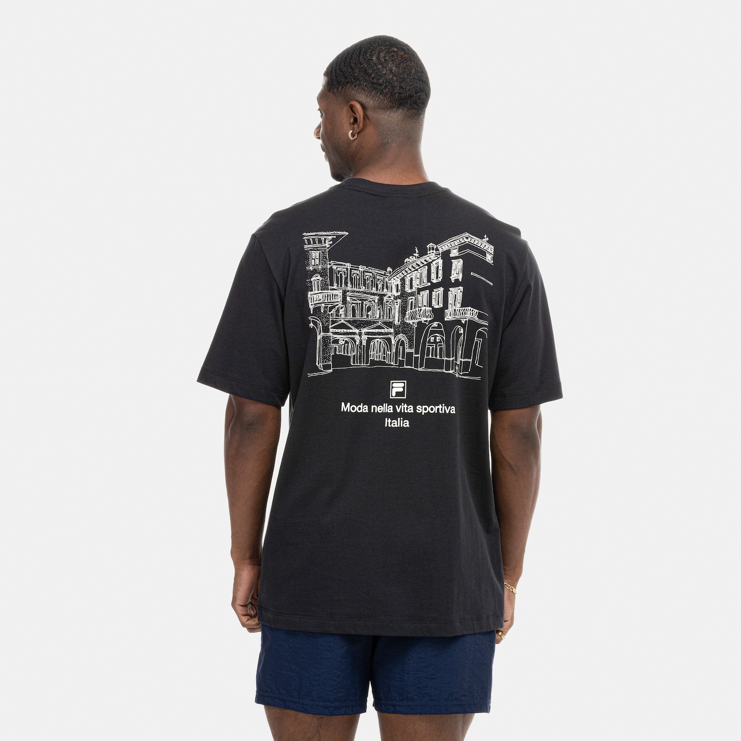 Camiseta Fila Italia Drawing Union Masculina - Foto 3
