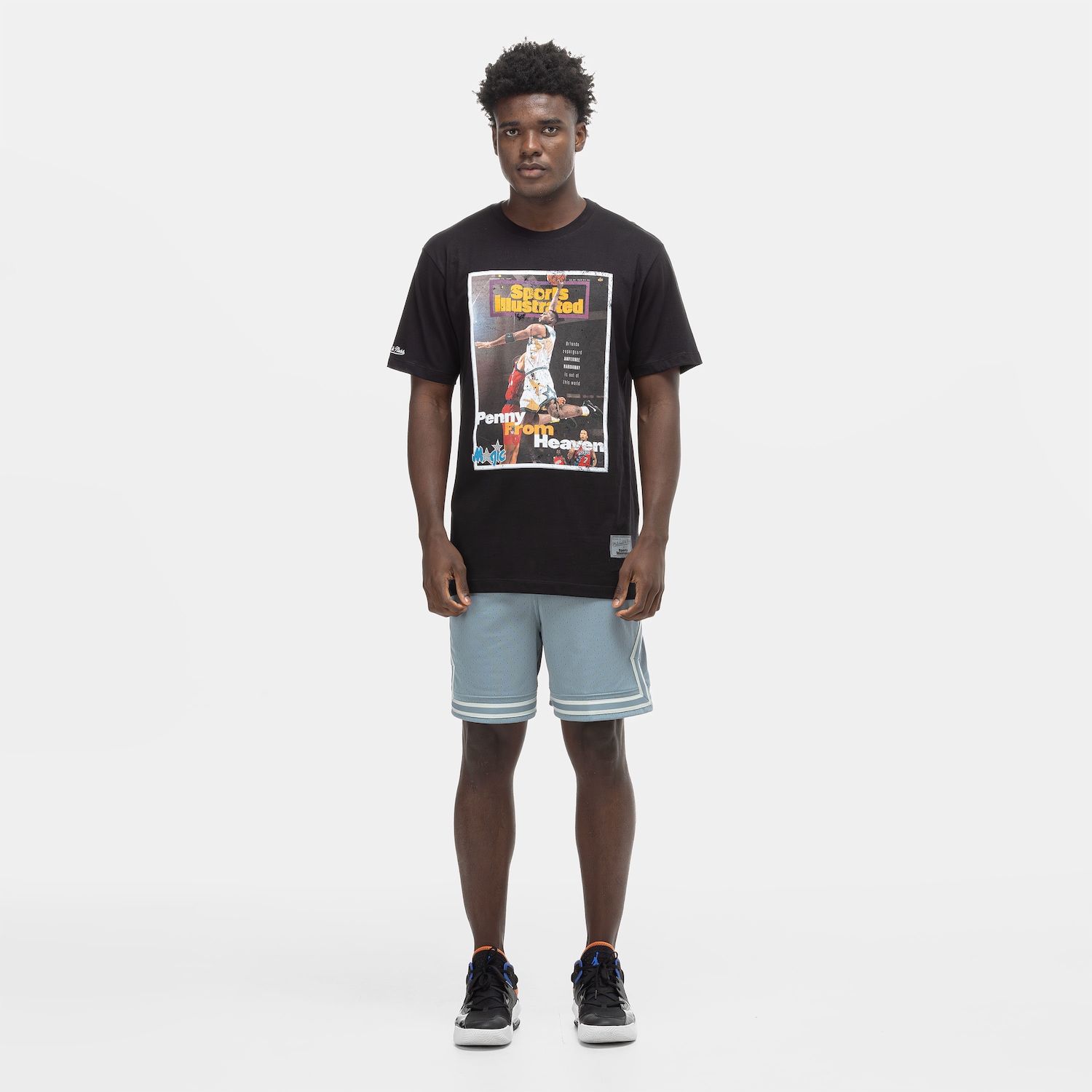 Camiseta Mitchell & Ness Orlando Magic Photo NBA Masculina - Foto 5