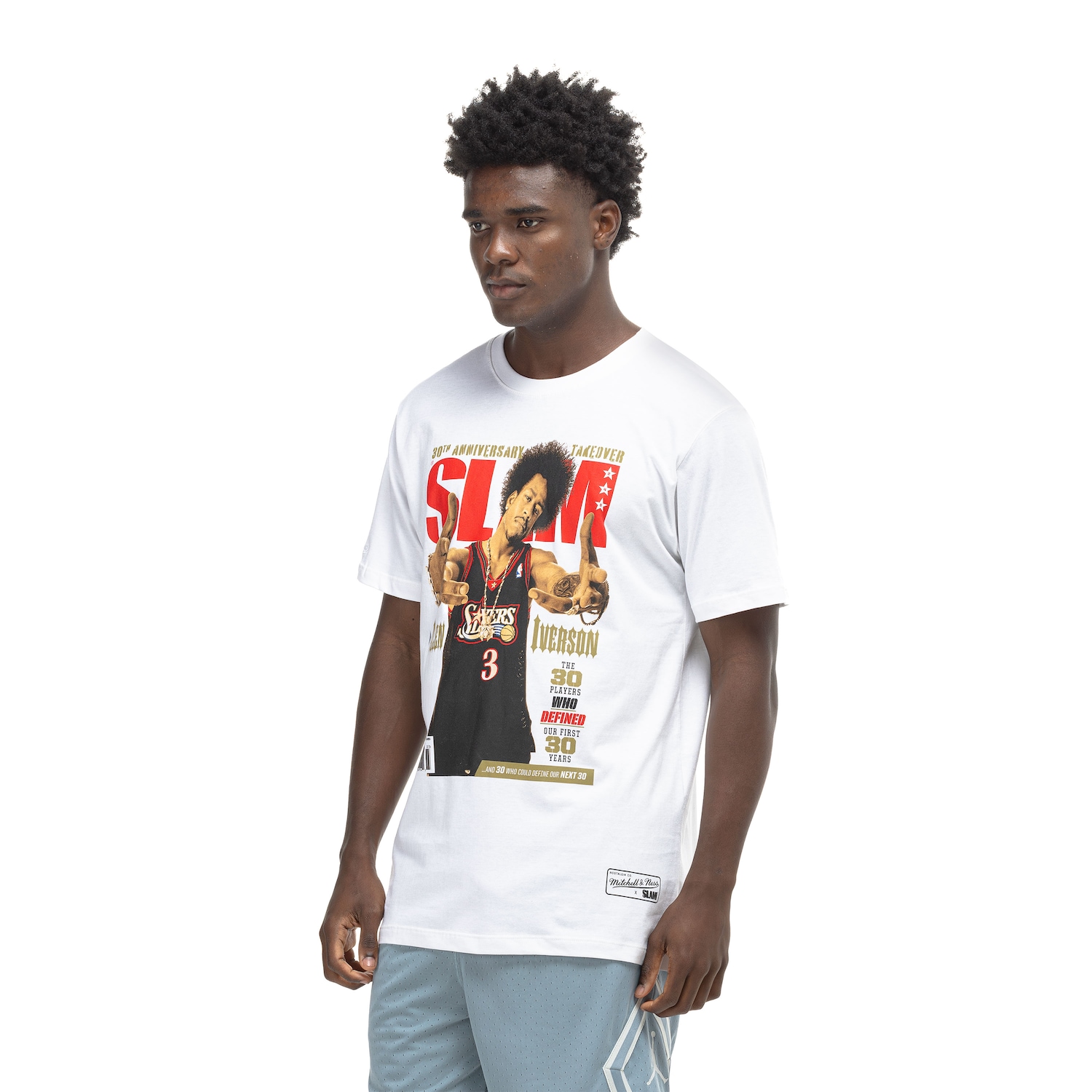 Camiseta Mitchell & Ness Philadelphia 76Ers NBA Slam Masculina - Foto 2