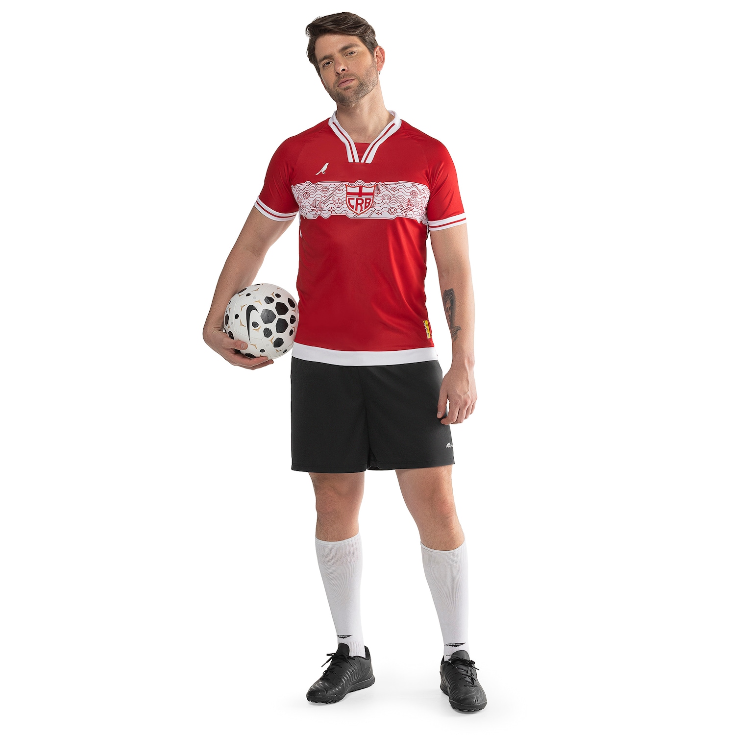 Camisa CRB II 25/26 Torcedor Bomache Masculina - Foto 4